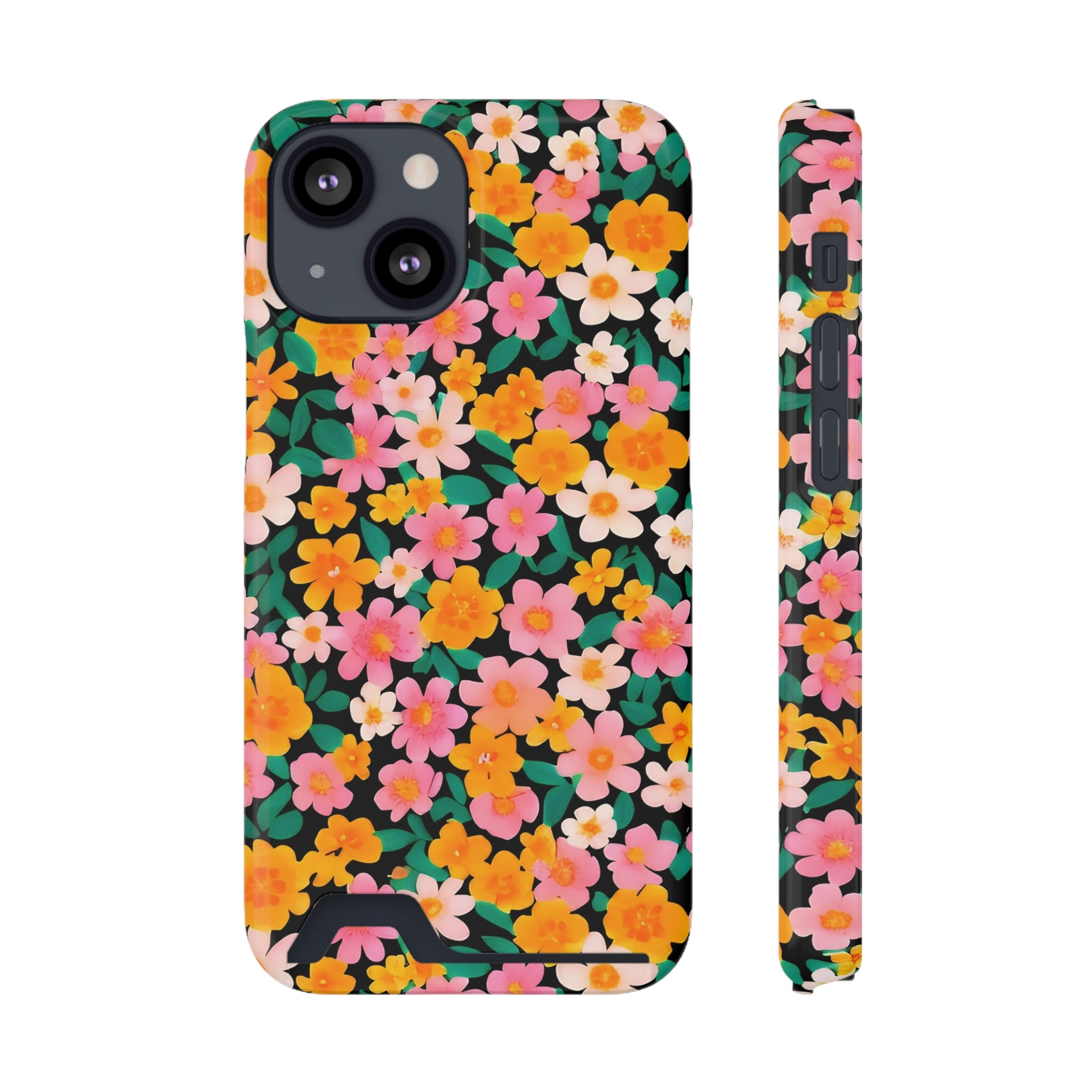 Phone Case With Card Holder, Artsulli - Art is Long, Life is Short, Phone Case, Size, iPhone 13 Mini, Surface, Glossy, Shape, With gift packaging, 15024958077327505304