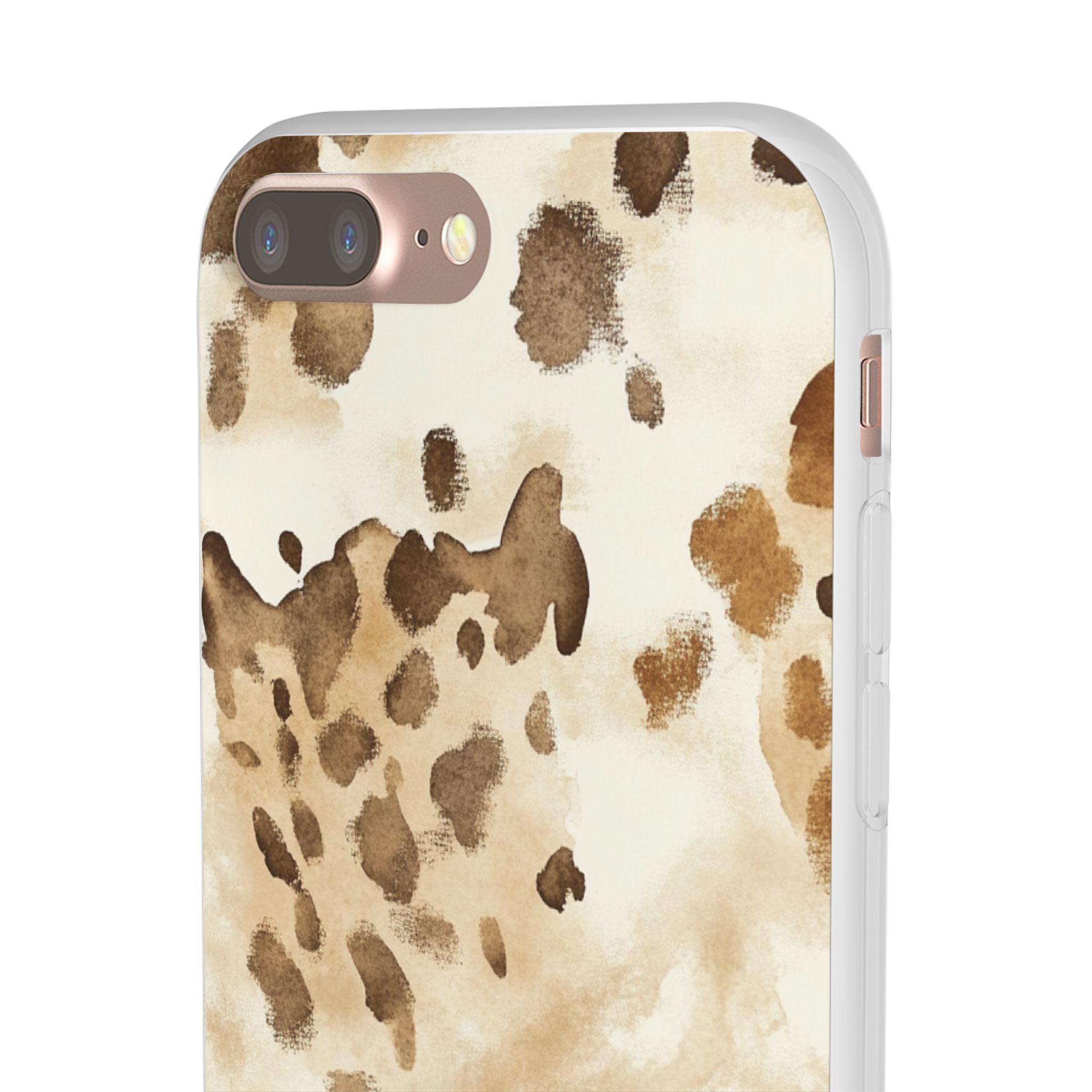 Brown and Beige Watercolor Dalmatian Phone Case, Artsulli - Art is Long, Life is Short, Phone Case, , , , , , ,