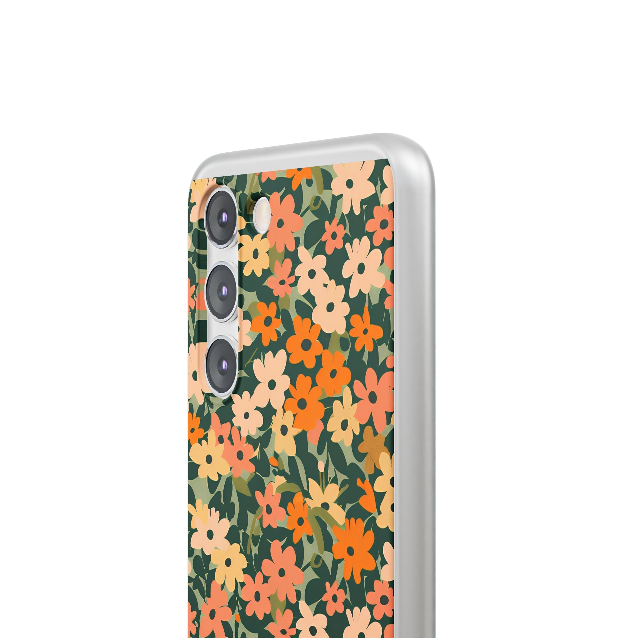Vibrant Floral Clear Phone Case, Artsulli - Art is Long, Life is Short, Phone Case, , , , , , ,