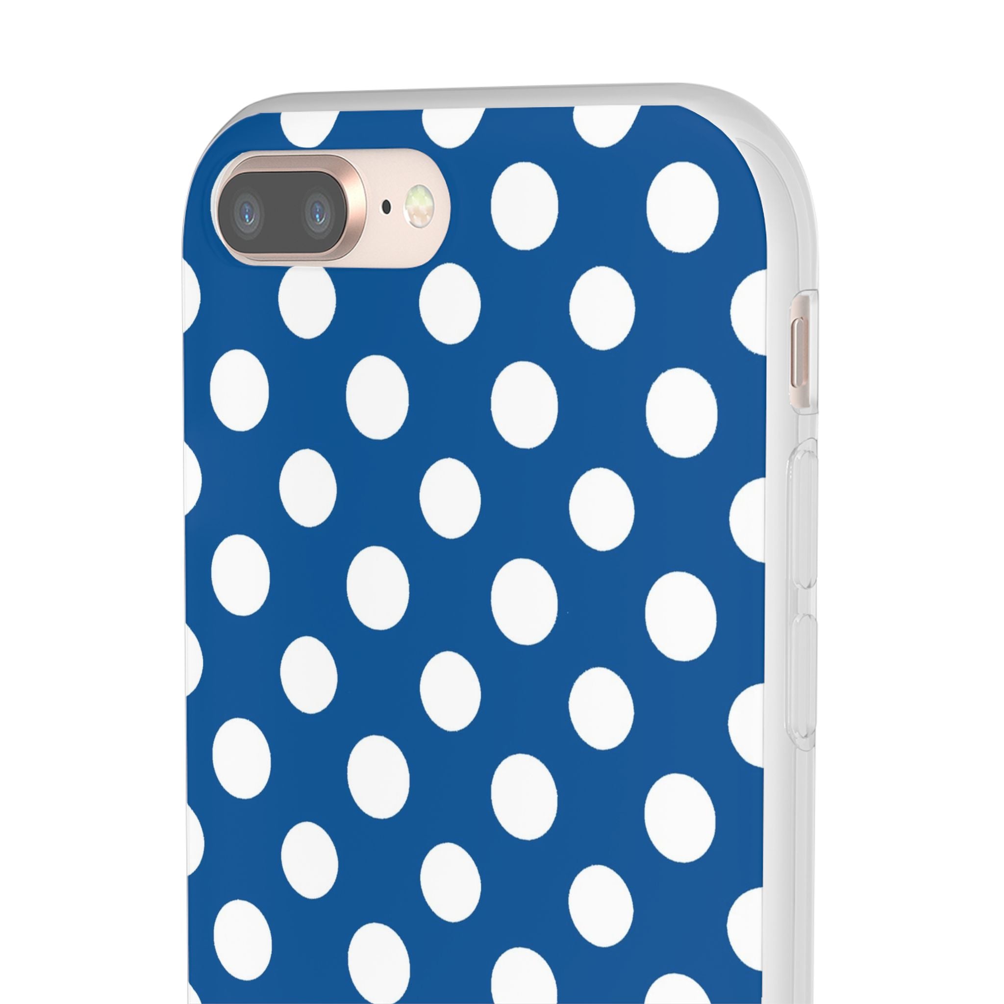 Blue and White Polka Dot iPhone Case, Artsulli - Art is Long, Life is Short, Phone Case, , , , , , ,