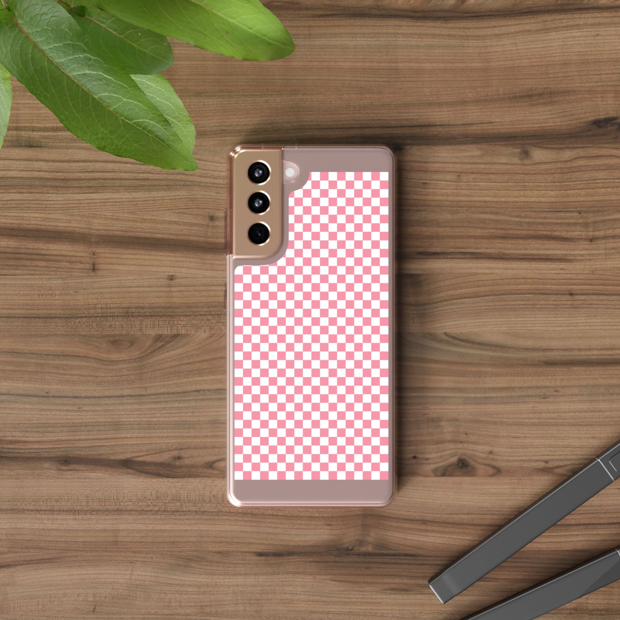 Brigandine Checkered Scene Clear Cases, Artsulli - Art is Long, Life is Short, Phone Case, , , , , , ,