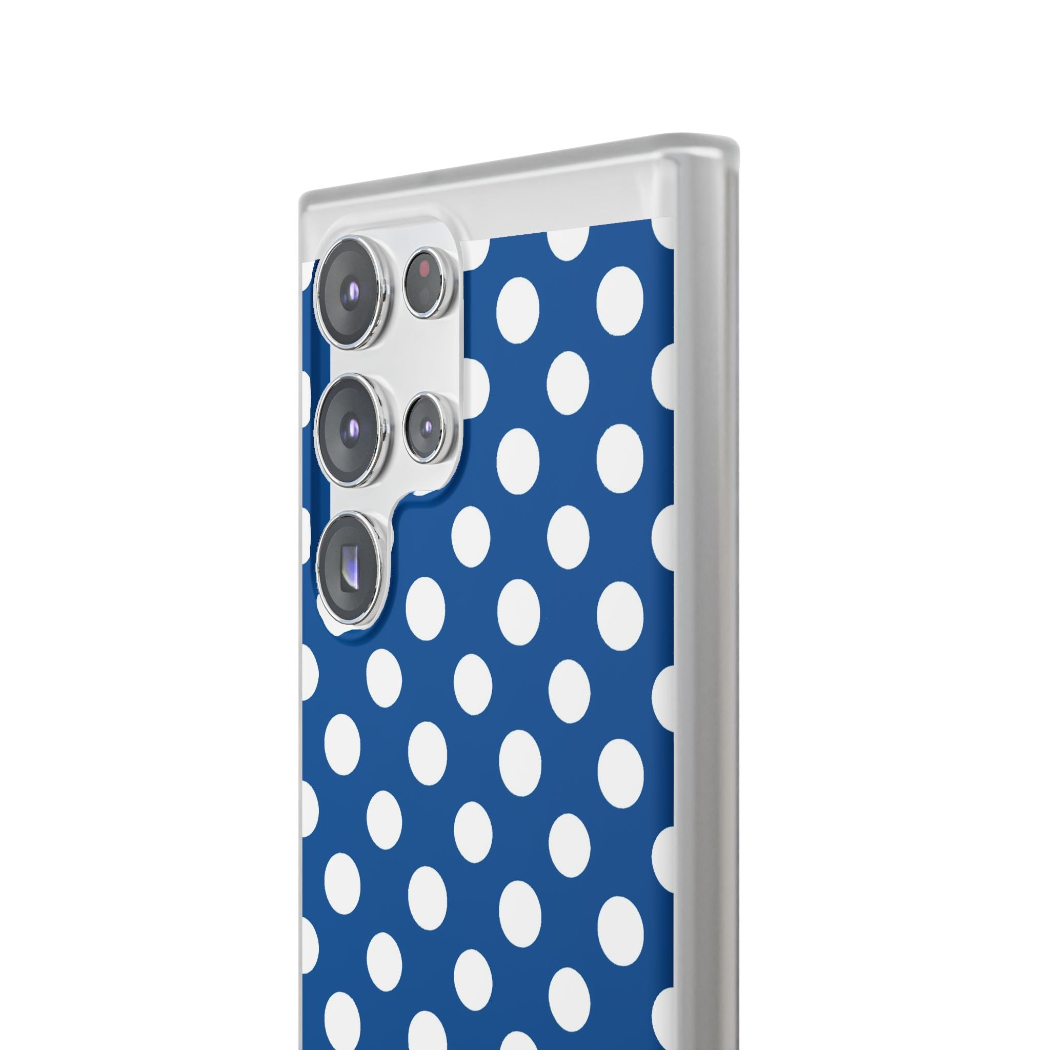 Blue and White Polka Dot iPhone Case, Artsulli - Art is Long, Life is Short, Phone Case, , , , , , ,