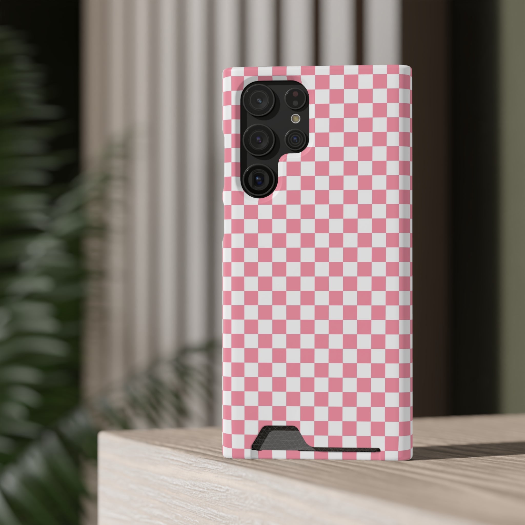 Brigandine Checkered Scene Phone Case With Card Holder, Artsulli - Art is Long, Life is Short, Phone Case, , , , , , ,