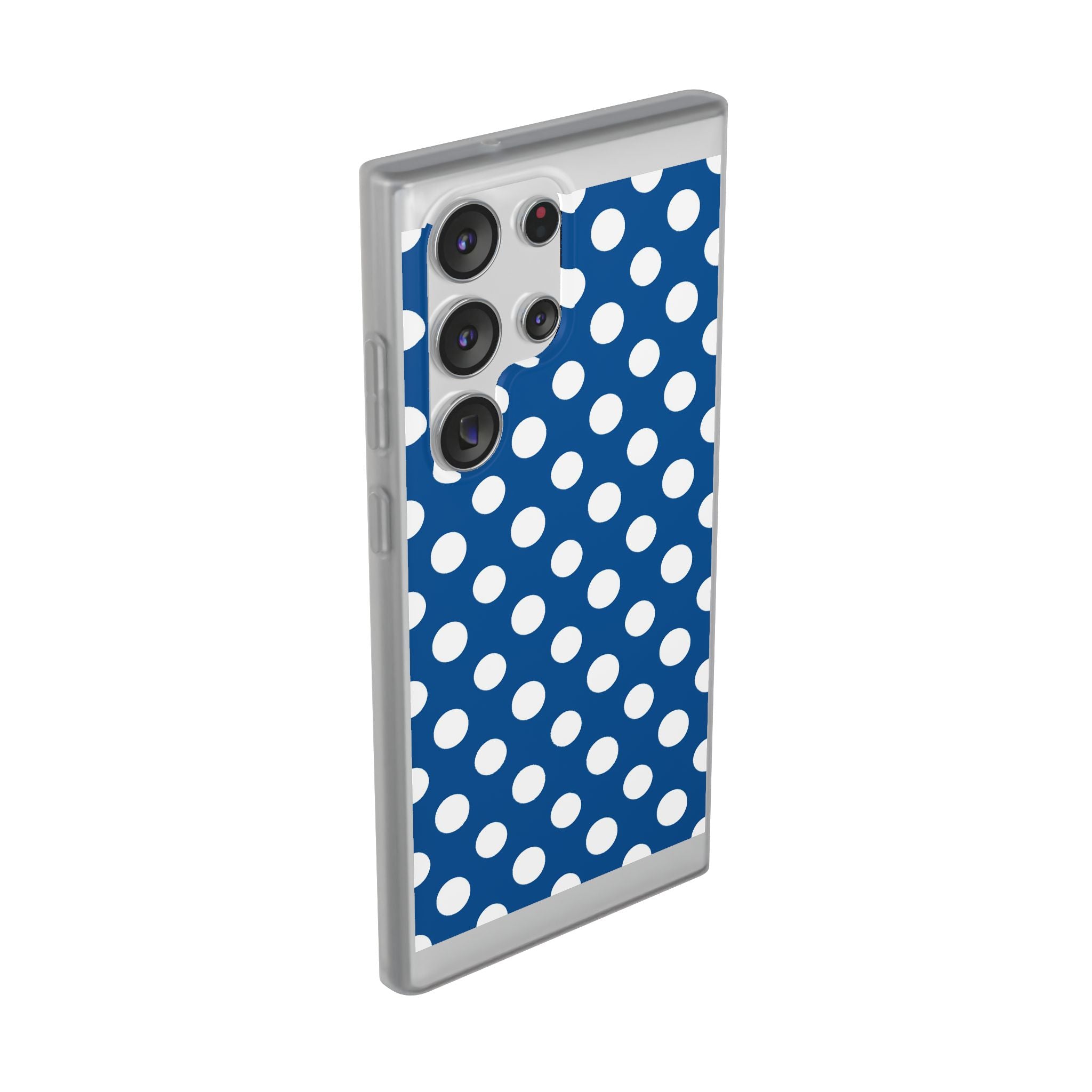 Blue and White Polka Dot iPhone Case, Artsulli - Art is Long, Life is Short, Phone Case, , , , , , ,