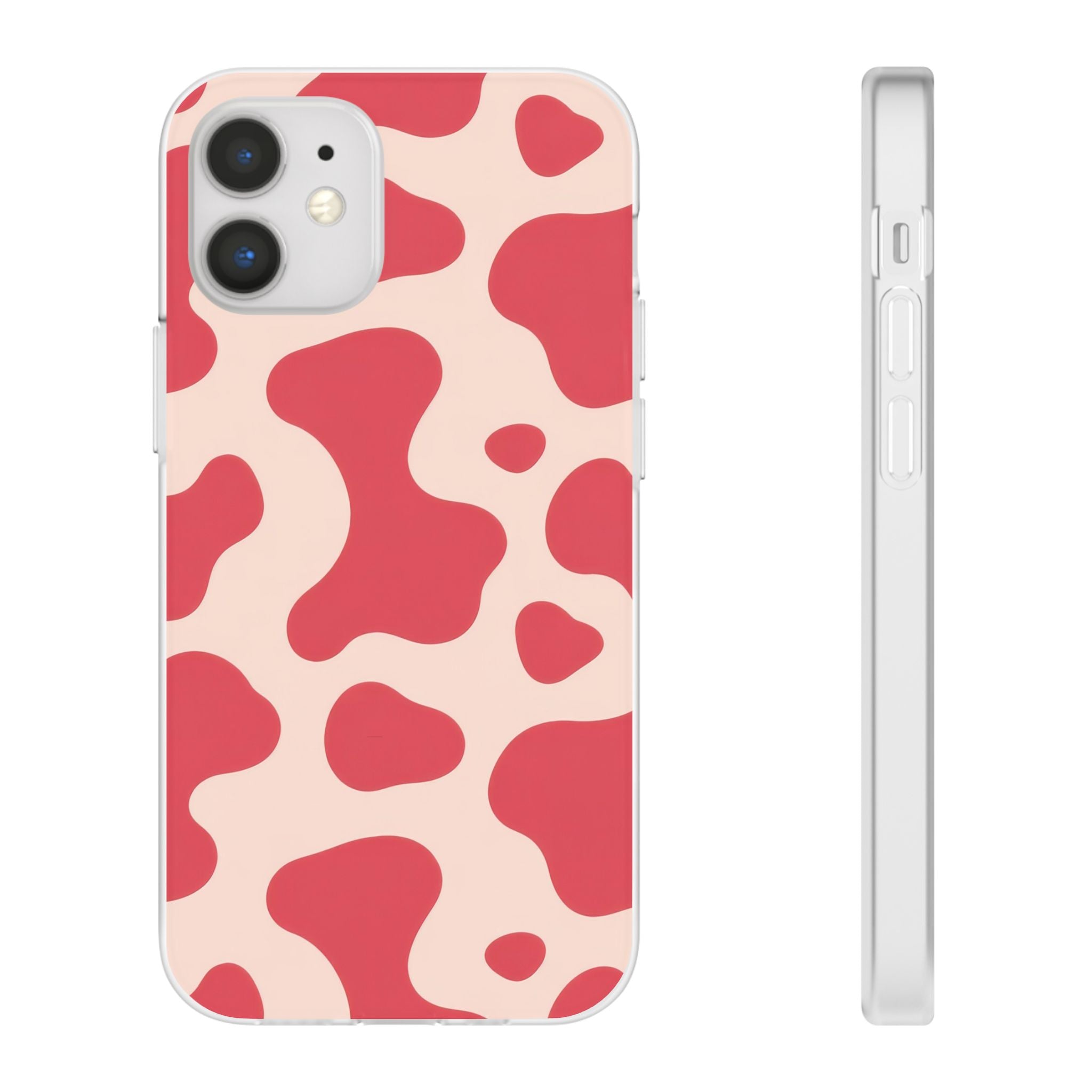 Red Jungle Cow Flexi Cases, Artsulli - Art is Long, Life is Short, Phone Case, Size, iPhone 12 Mini, , , , , 72076093924713720076