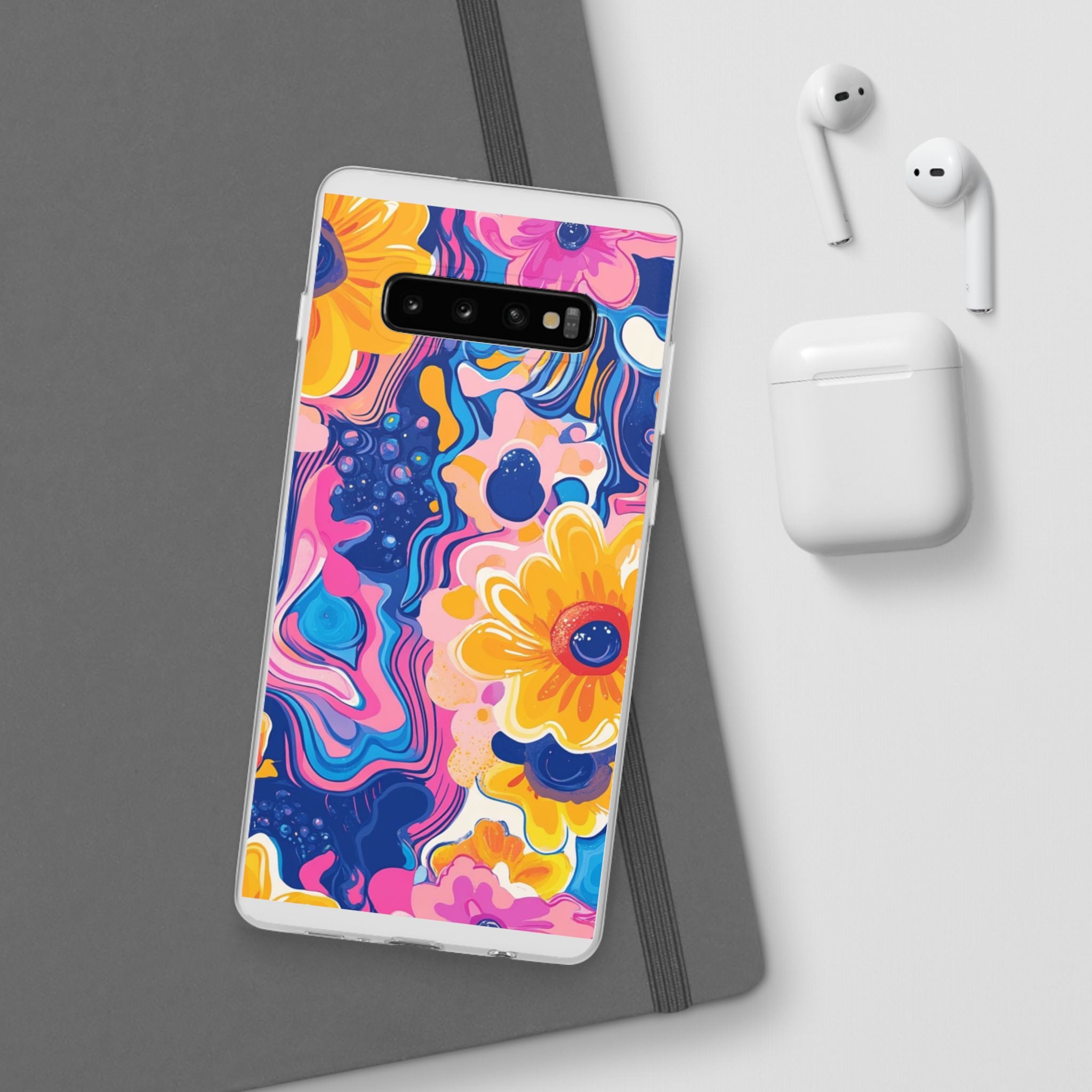 Psychedelic Floral iPhone Case, Artsulli - Art is Long, Life is Short, Phone Case, , , , , , ,