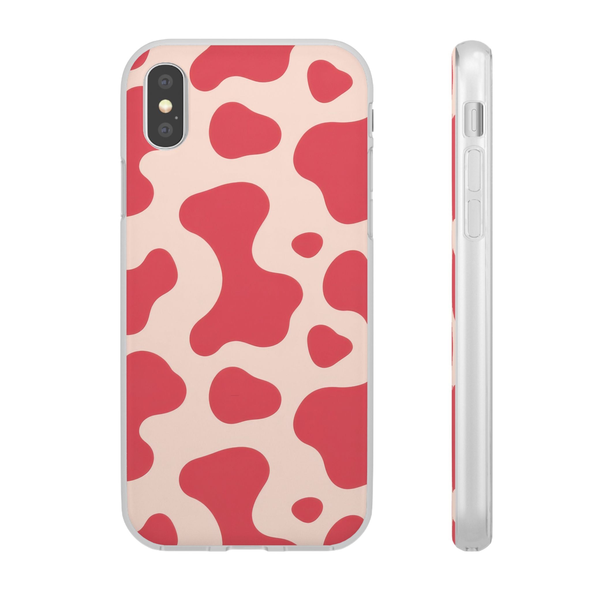 Red Jungle Cow Flexi Cases, Artsulli - Art is Long, Life is Short, Phone Case, Size, iPhone X, , , , , 13712371160961888327