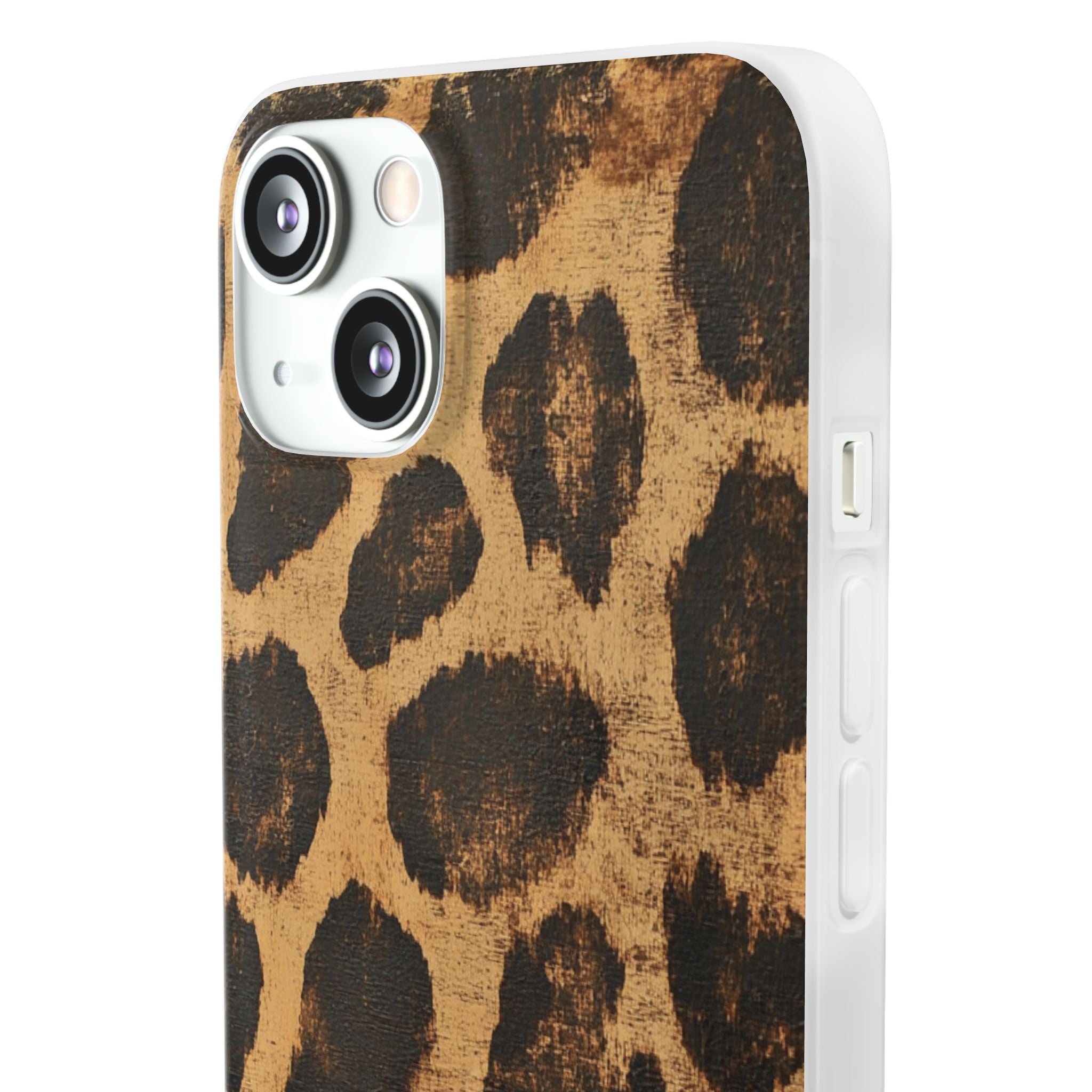 Brown Leopard Print iPhone Case, Artsulli - Art is Long, Life is Short, Phone Case, , , , , , ,