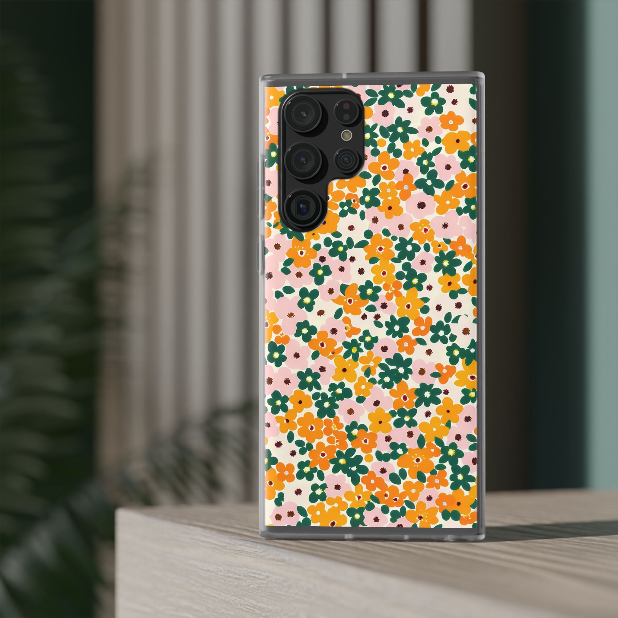 Vibrant Floral Flexi Case, Artsulli - Art is Long, Life is Short, Phone Case, , , , , , ,