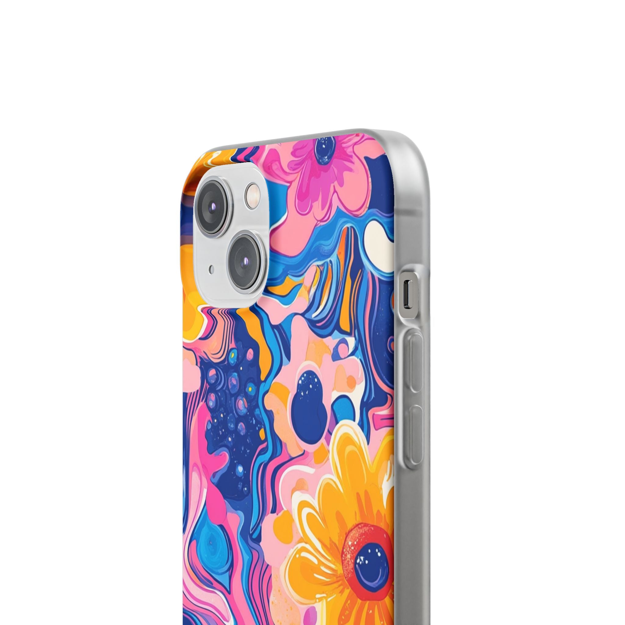 Psychedelic Floral iPhone Case, Artsulli - Art is Long, Life is Short, Phone Case, , , , , , ,