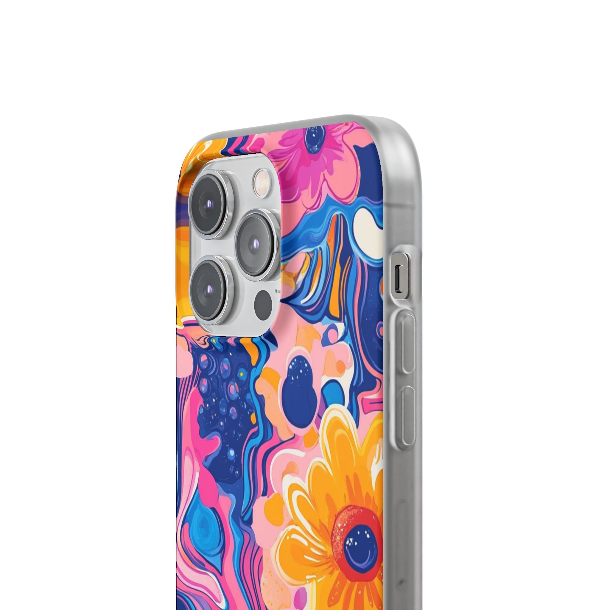 Psychedelic Floral iPhone Case, Artsulli - Art is Long, Life is Short, Phone Case, , , , , , ,