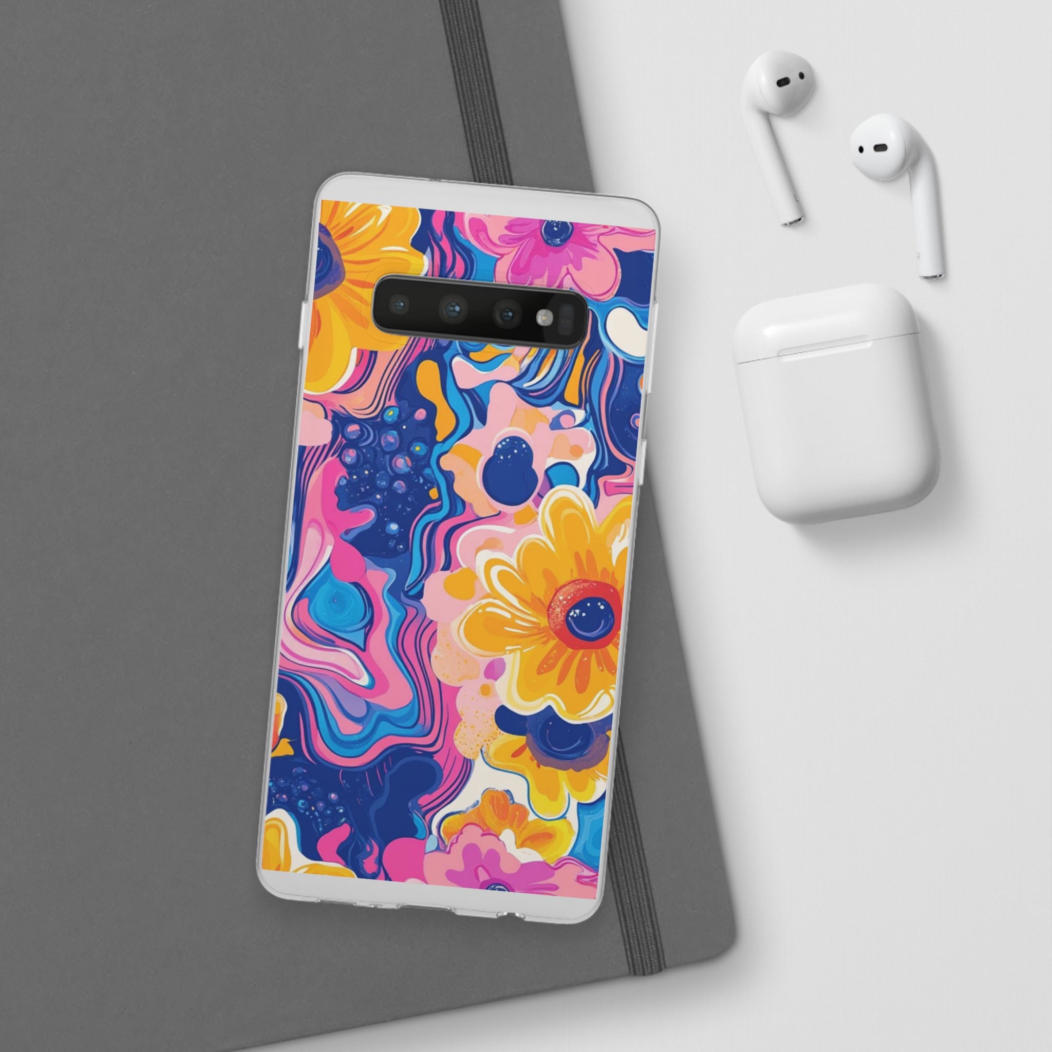 Psychedelic Floral iPhone Case, Artsulli - Art is Long, Life is Short, Phone Case, , , , , , ,