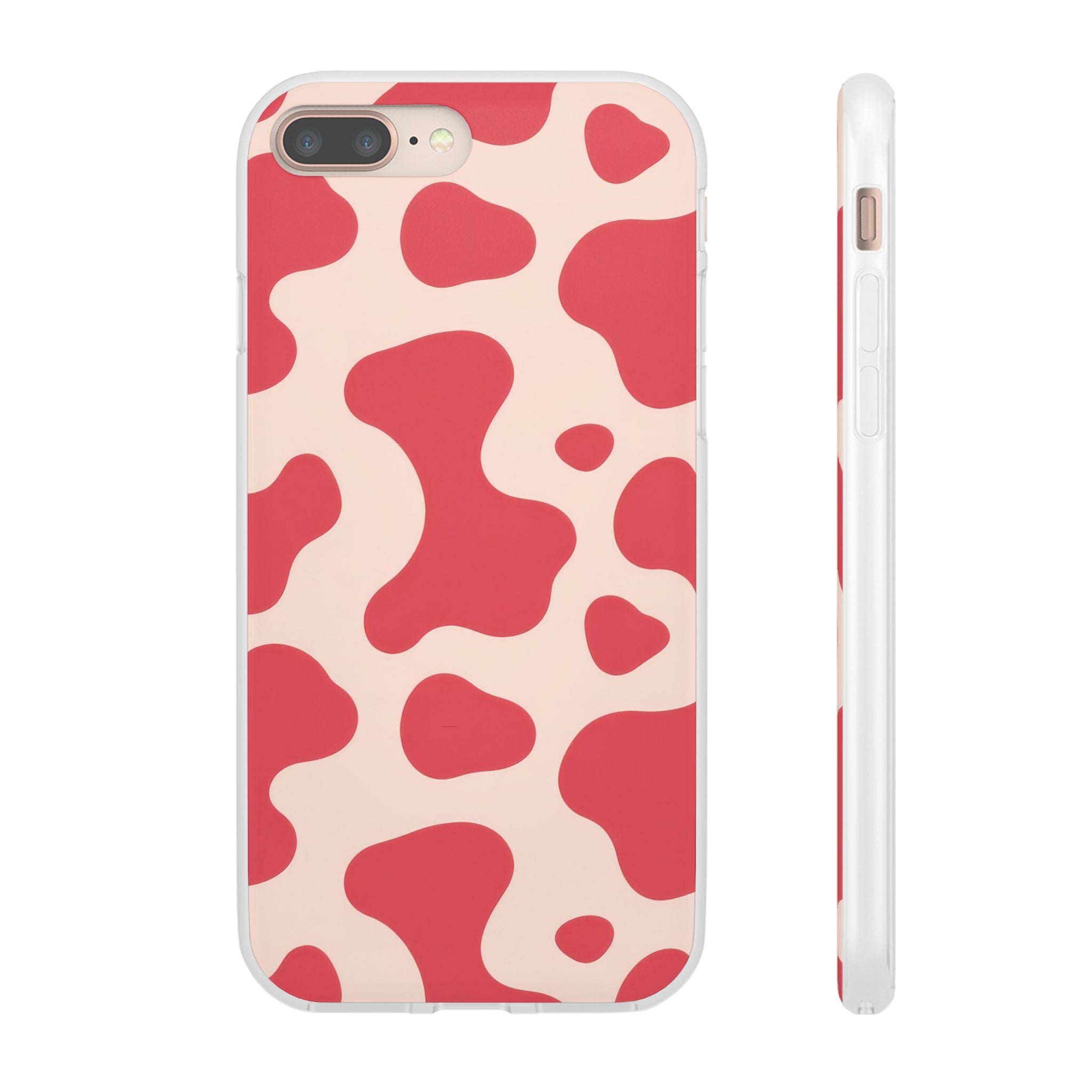 Red Jungle Cow Flexi Cases, Artsulli - Art is Long, Life is Short, Phone Case, Size, iPhone 8 Plus with gift packaging, , , , , 36065735985836825158