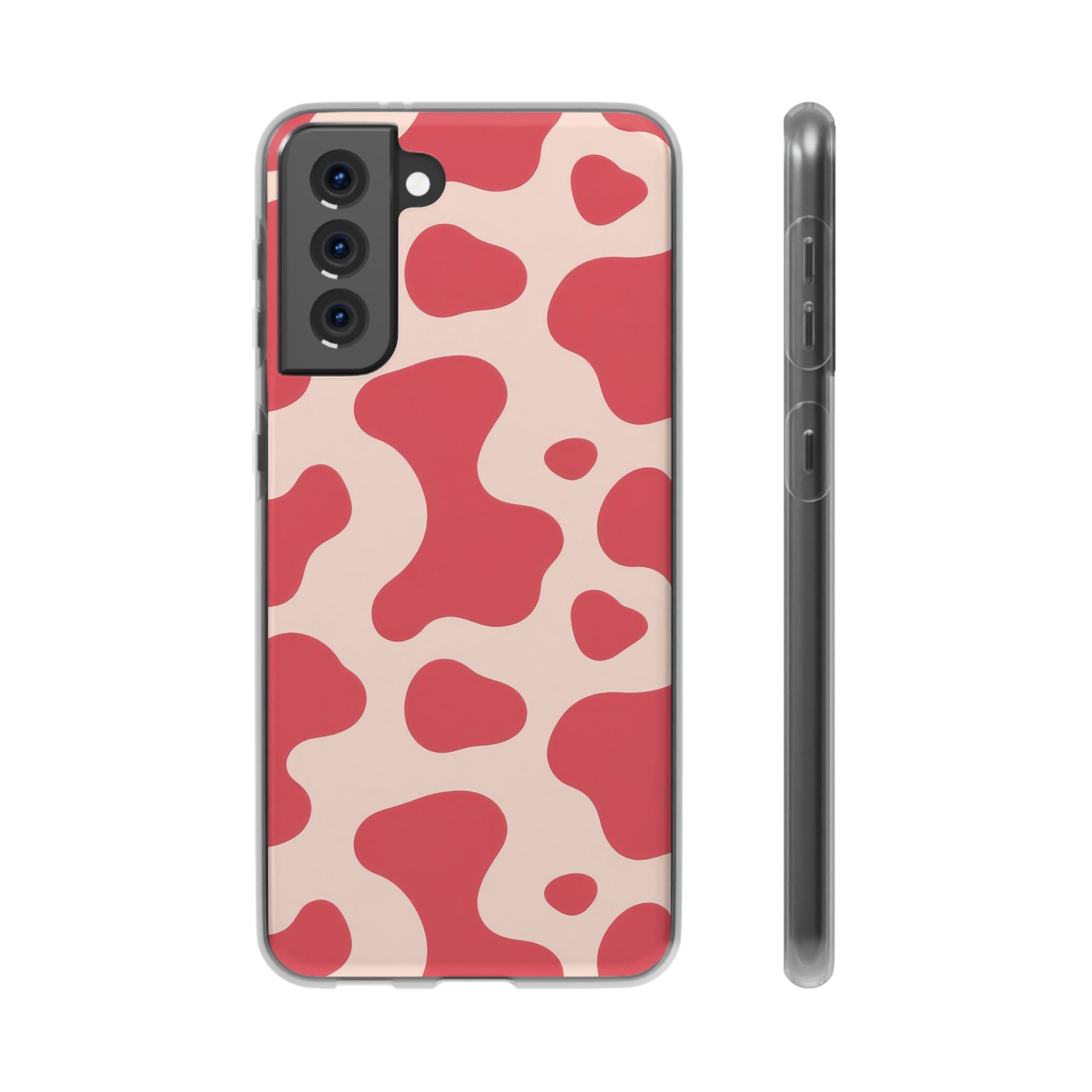 Red Jungle Cow Flexi Cases, Artsulli - Art is Long, Life is Short, Phone Case, Size, Samsung Galaxy S21 Plus, , , , , 17436432995198754456