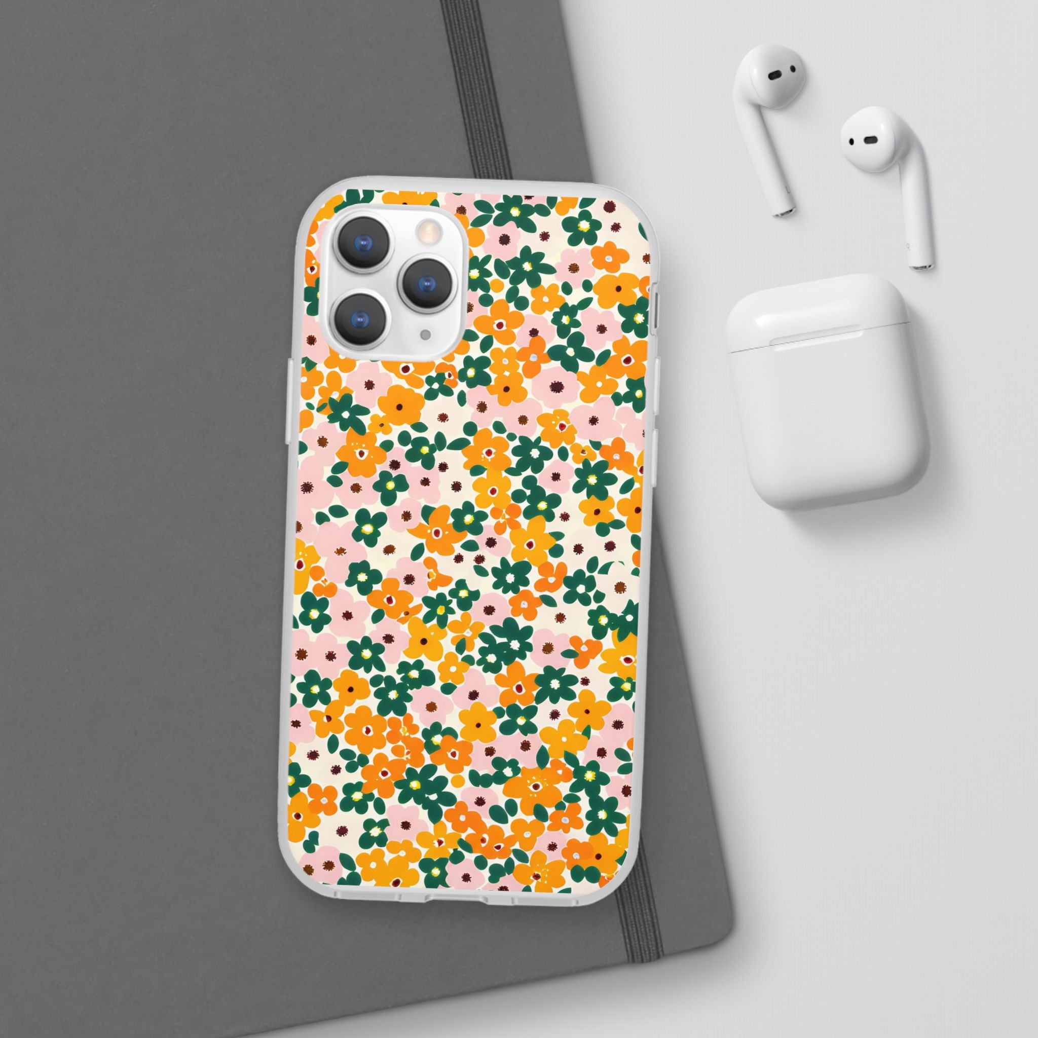 Vibrant Floral Flexi Case, Artsulli - Art is Long, Life is Short, Phone Case, , , , , , ,
