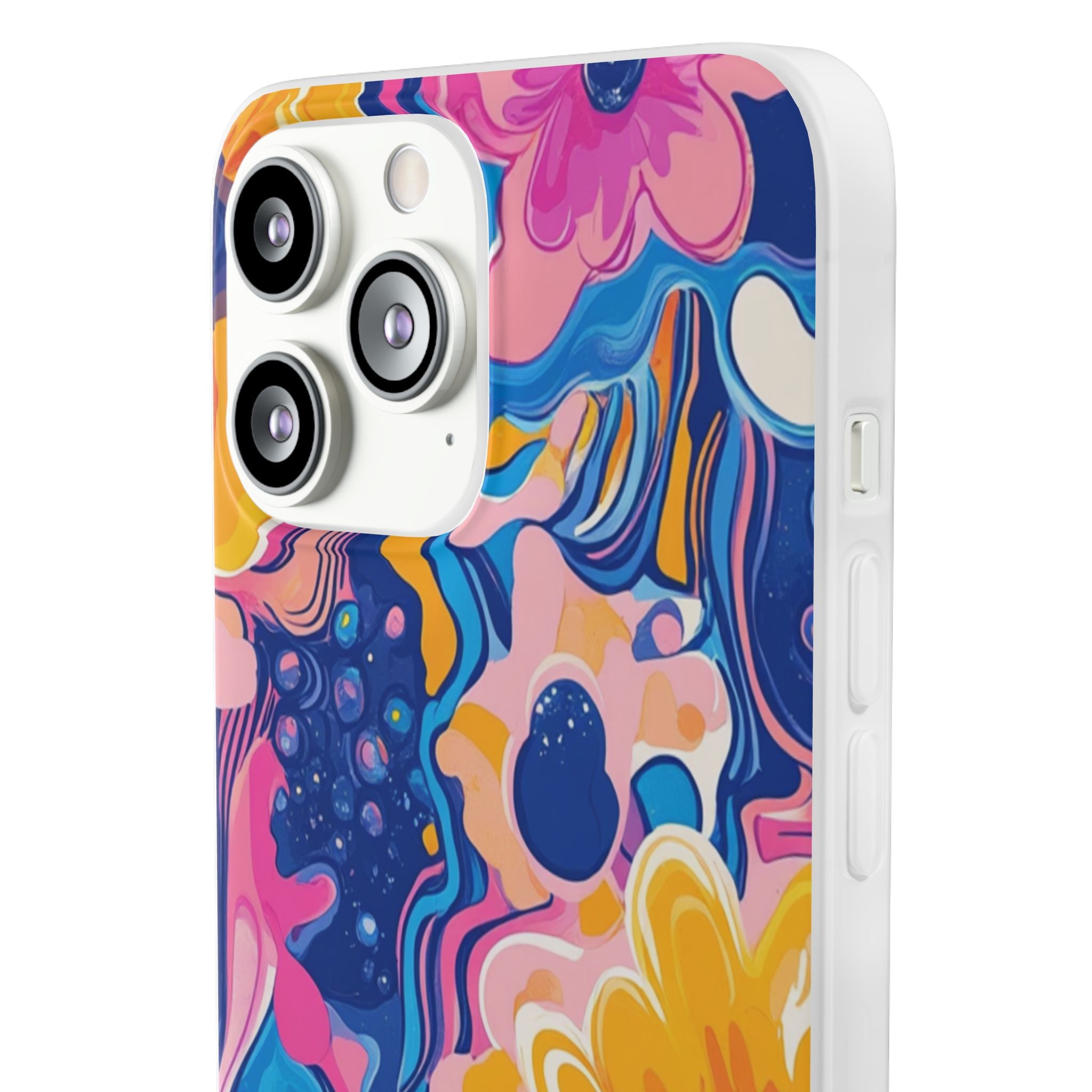 Psychedelic Floral iPhone Case, Artsulli - Art is Long, Life is Short, Phone Case, , , , , , ,