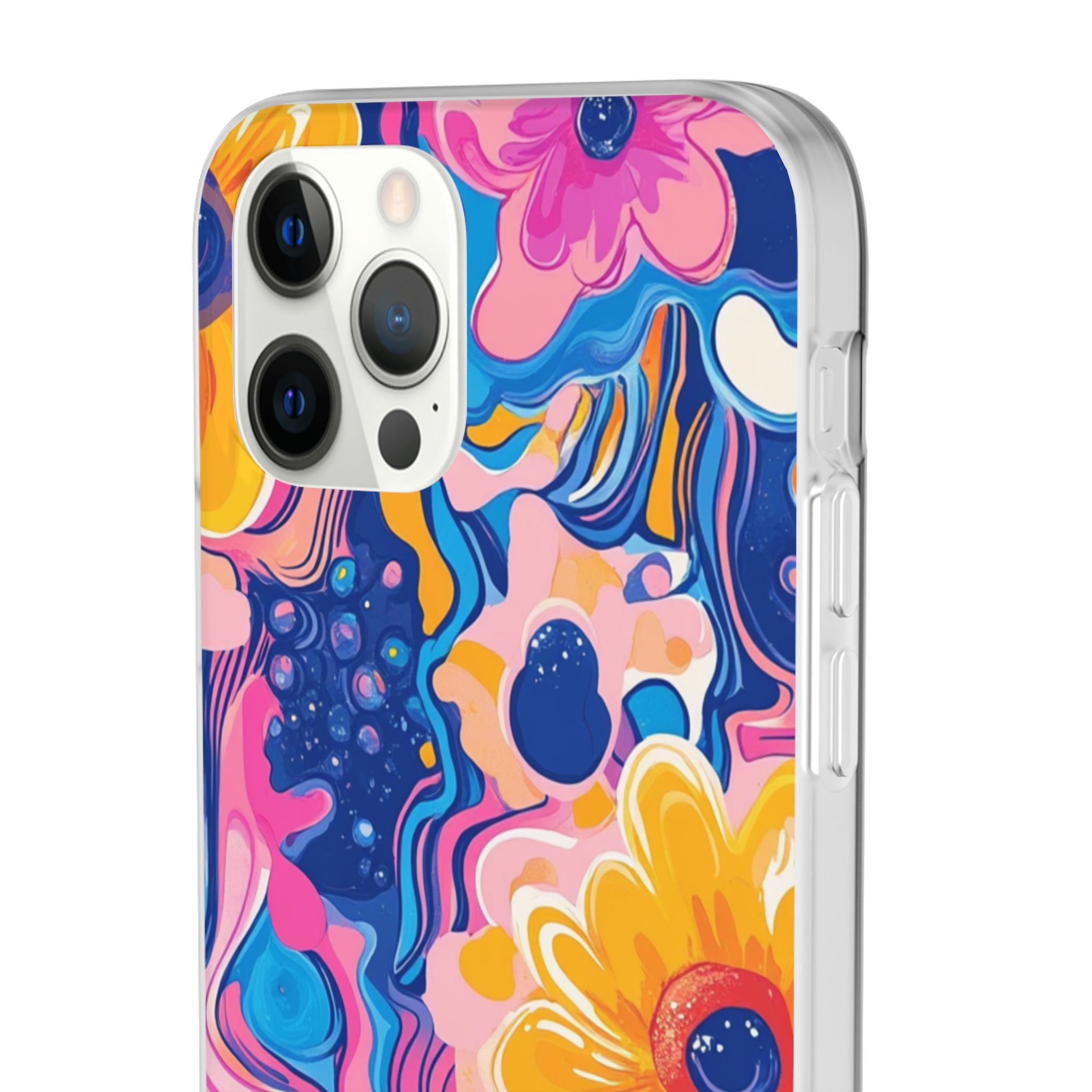Psychedelic Floral iPhone Case, Artsulli - Art is Long, Life is Short, Phone Case, , , , , , ,