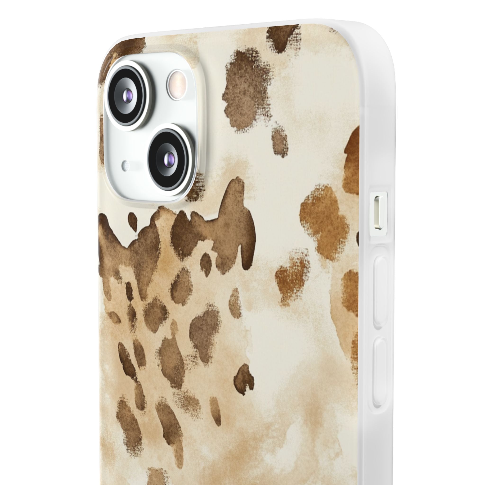 Brown and Beige Watercolor Dalmatian Phone Case, Artsulli - Art is Long, Life is Short, Phone Case, , , , , , ,
