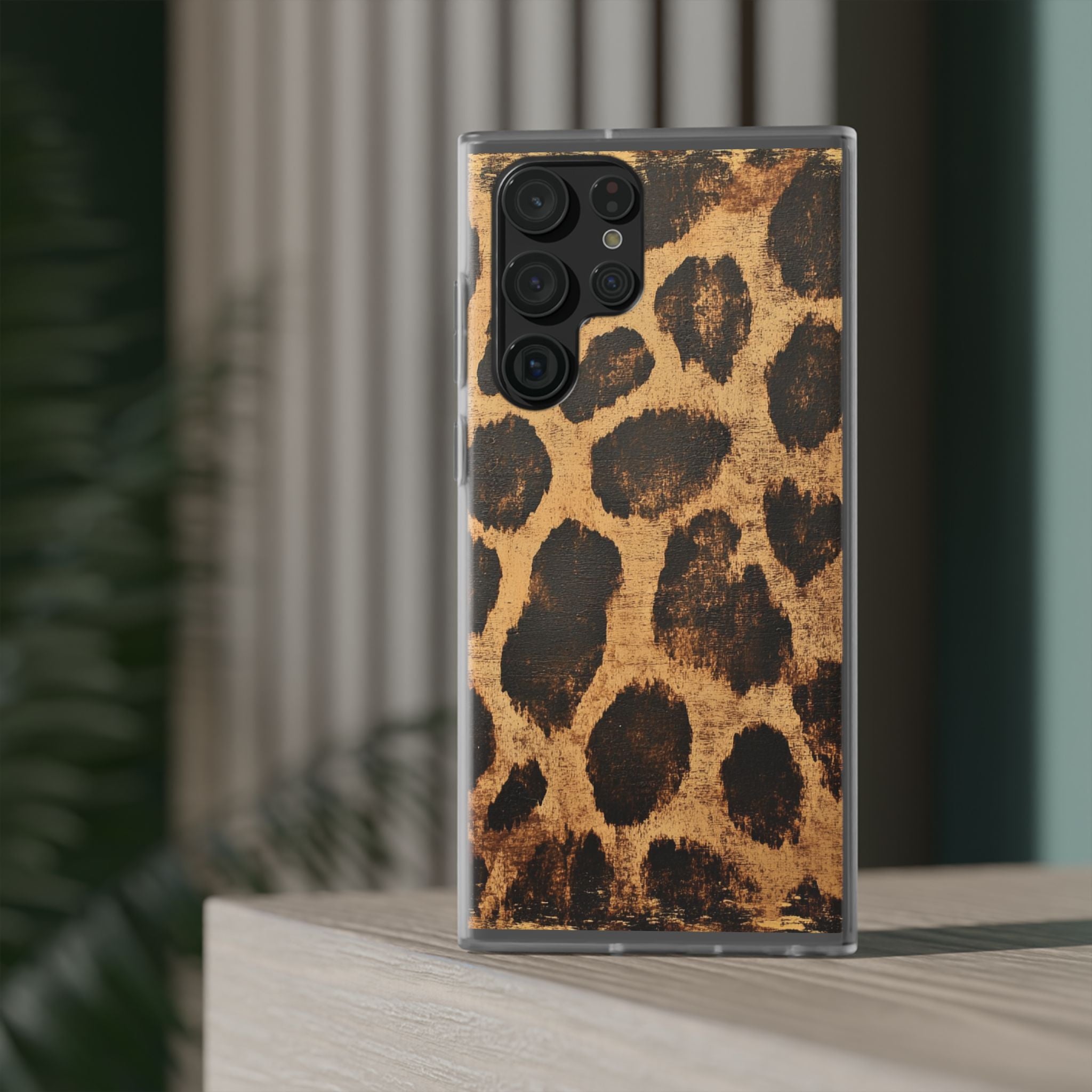 Brown Leopard Print iPhone Case, Artsulli - Art is Long, Life is Short, Phone Case, , , , , , ,