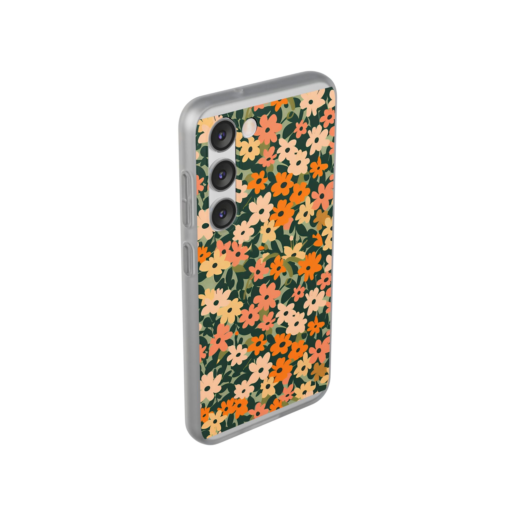 Vibrant Floral Clear Phone Case, Artsulli - Art is Long, Life is Short, Phone Case, , , , , , ,