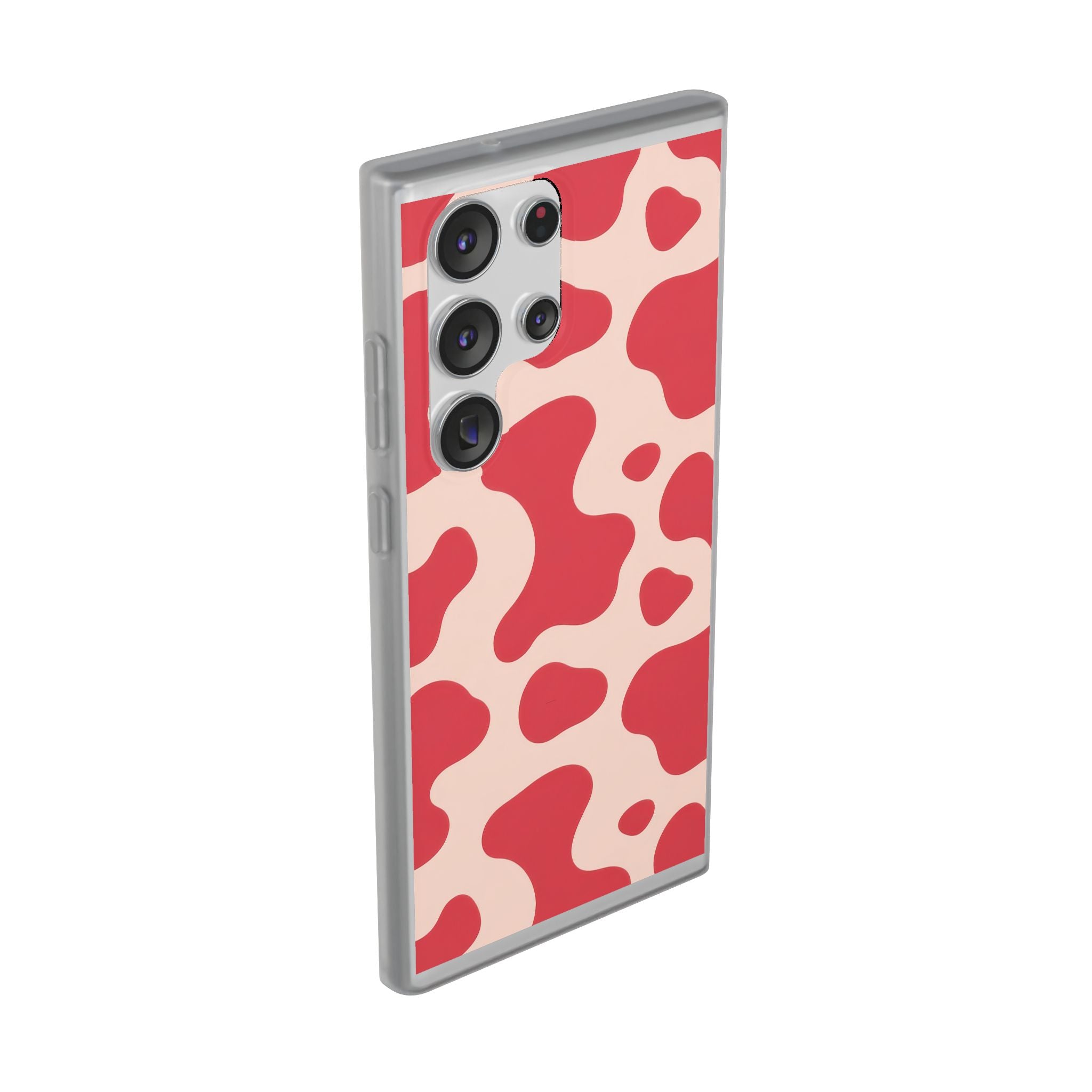 Red Jungle Cow Flexi Cases, Artsulli - Art is Long, Life is Short, Phone Case, , , , , , ,