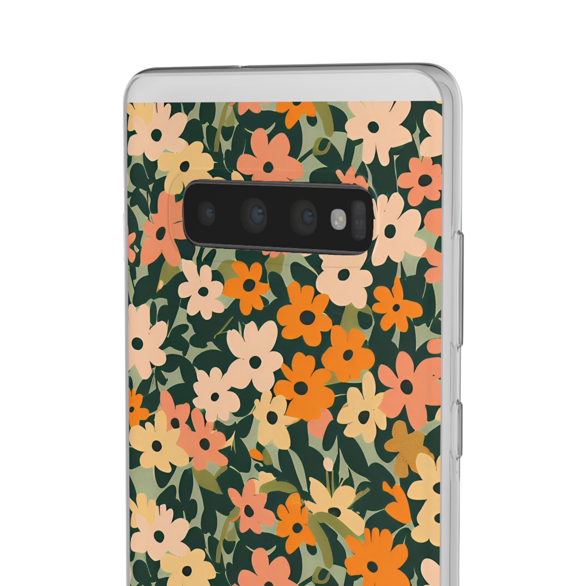 Vibrant Floral Clear Phone Case, Artsulli - Art is Long, Life is Short, Phone Case, , , , , , ,