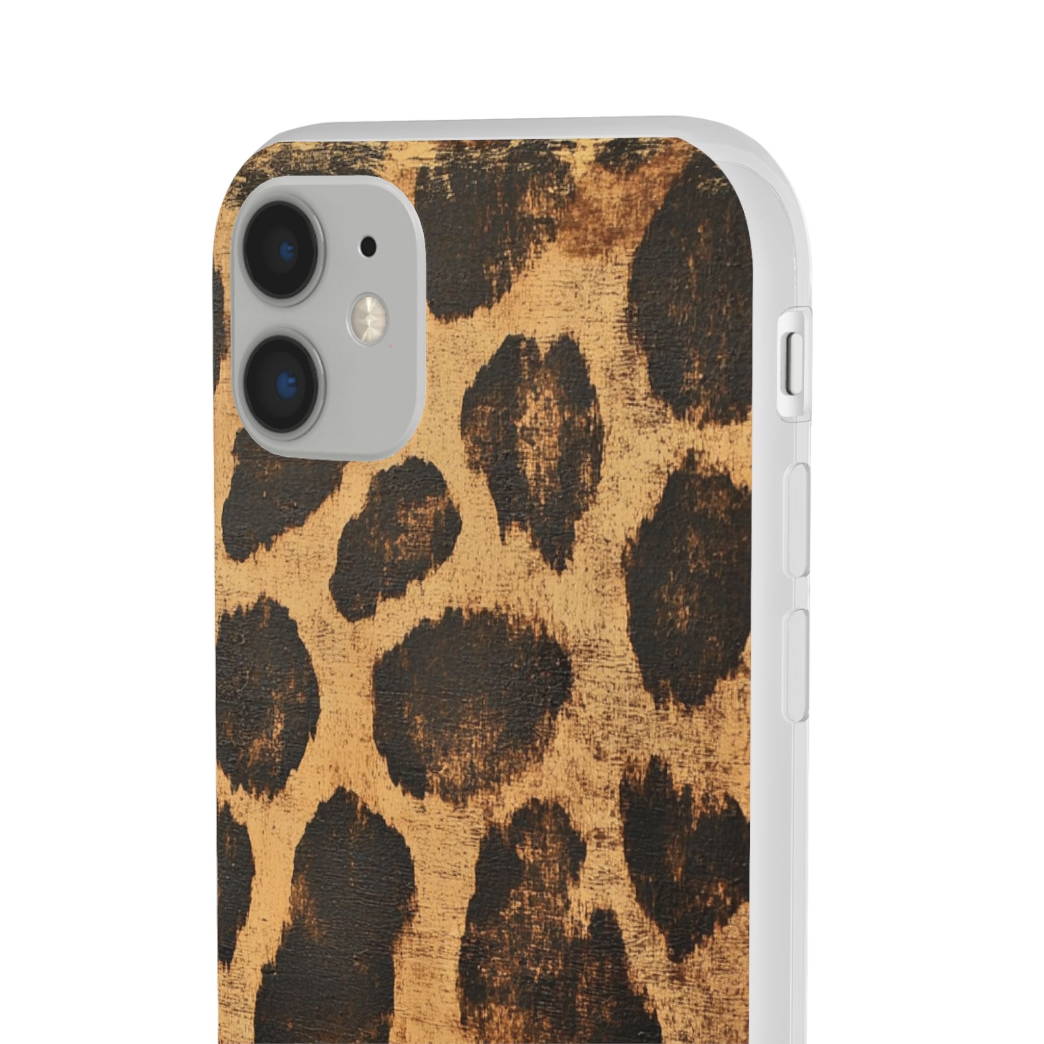 Brown Leopard Print iPhone Case, Artsulli - Art is Long, Life is Short, Phone Case, , , , , , ,