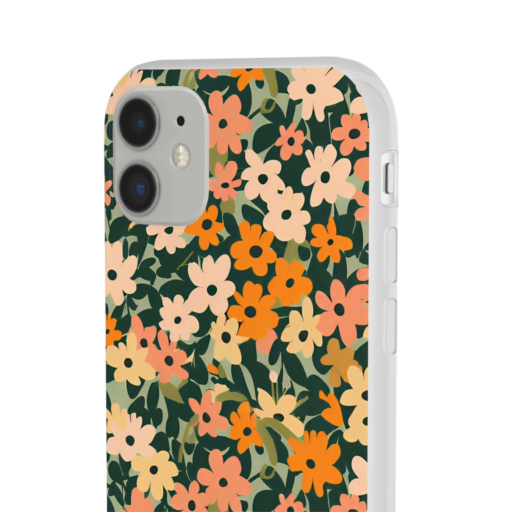 Vibrant Floral Clear Phone Case, Artsulli - Art is Long, Life is Short, Phone Case, , , , , , ,
