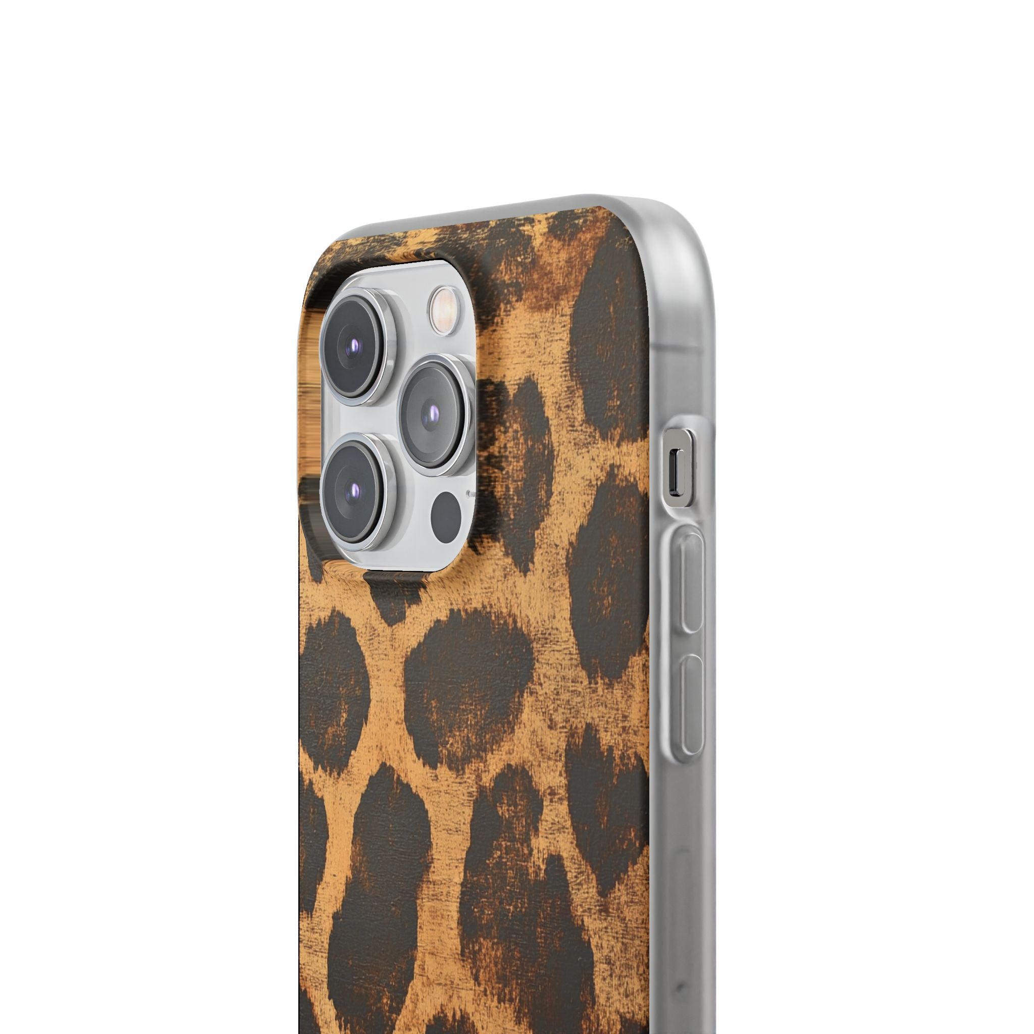 Brown Leopard Print iPhone Case, Artsulli - Art is Long, Life is Short, Phone Case, , , , , , ,
