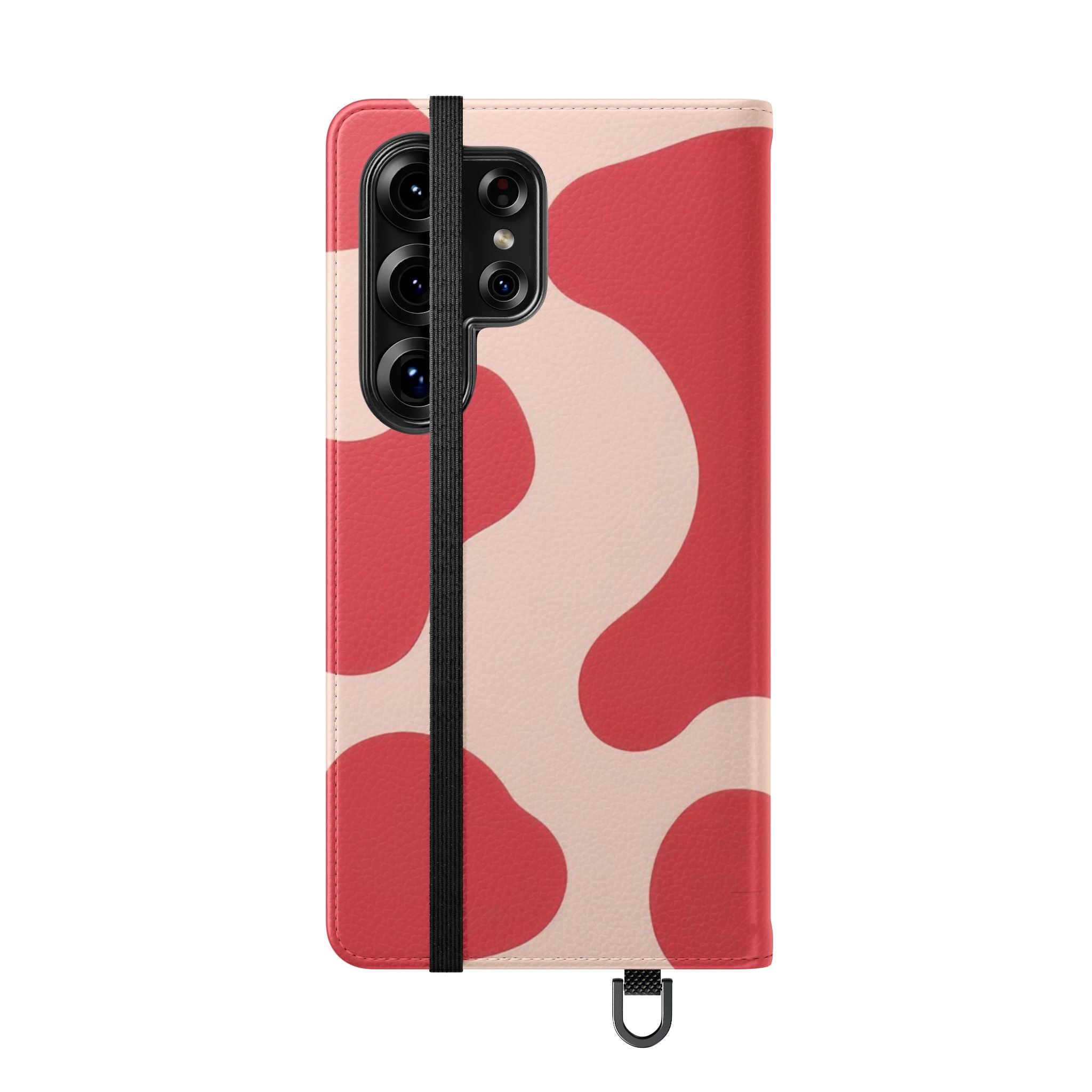Red Jungle Cow Flip Cases, Artsulli - Art is Long, Life is Short, Phone Case, , , , , , ,