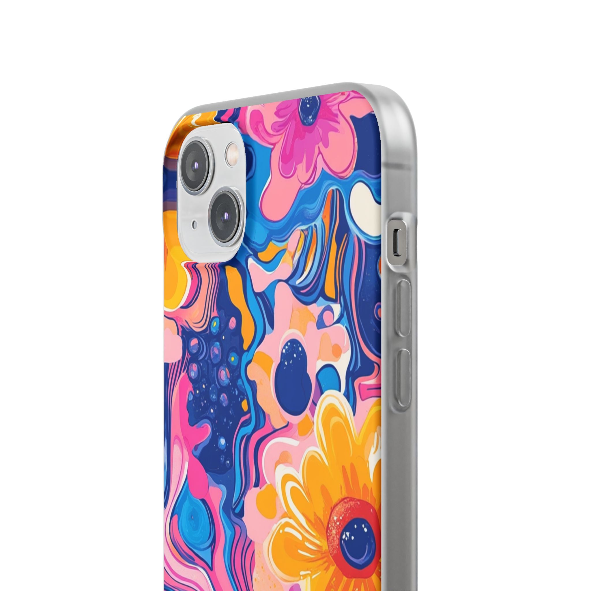Psychedelic Floral iPhone Case, Artsulli - Art is Long, Life is Short, Phone Case, , , , , , ,