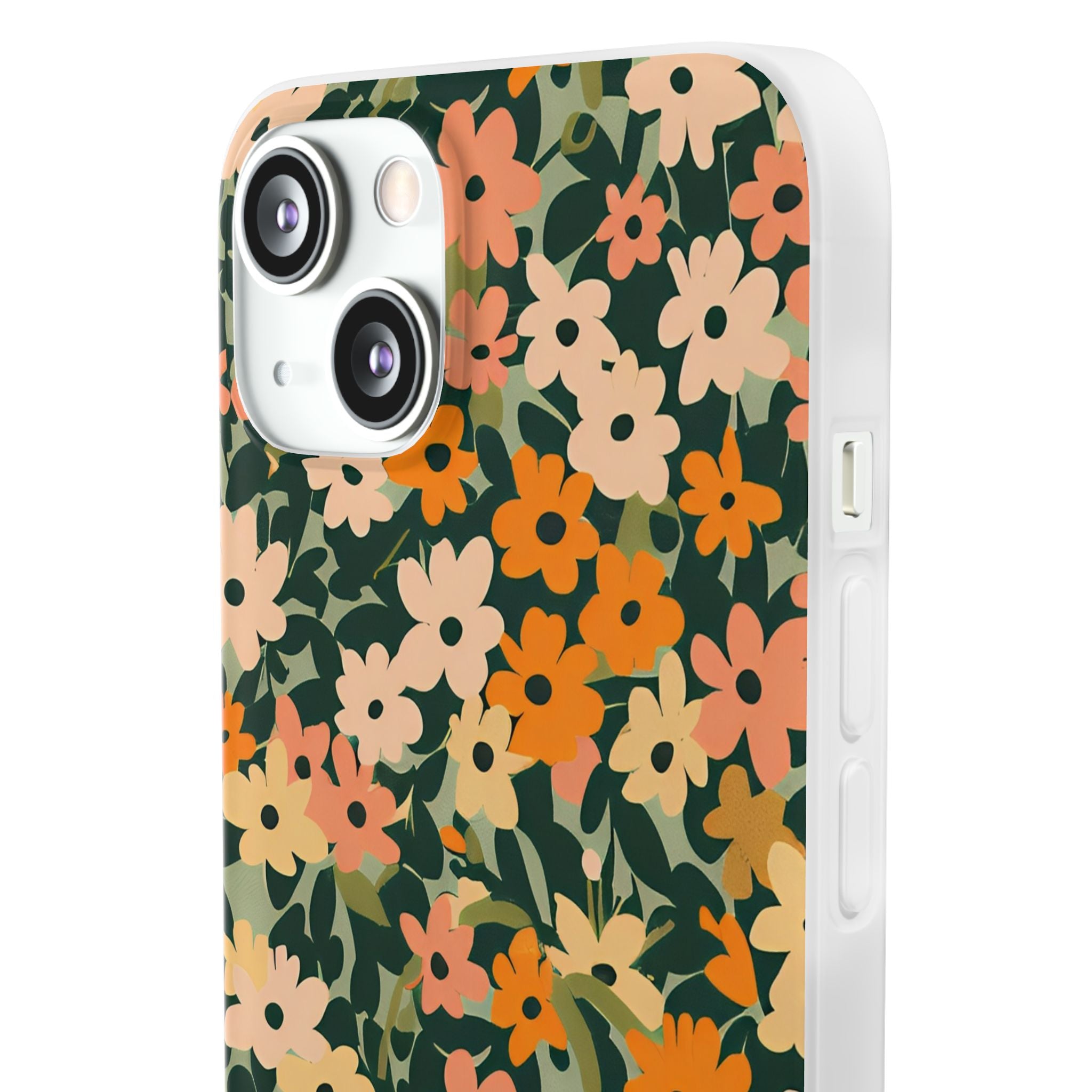 Vibrant Floral Clear Phone Case, Artsulli - Art is Long, Life is Short, Phone Case, , , , , , ,