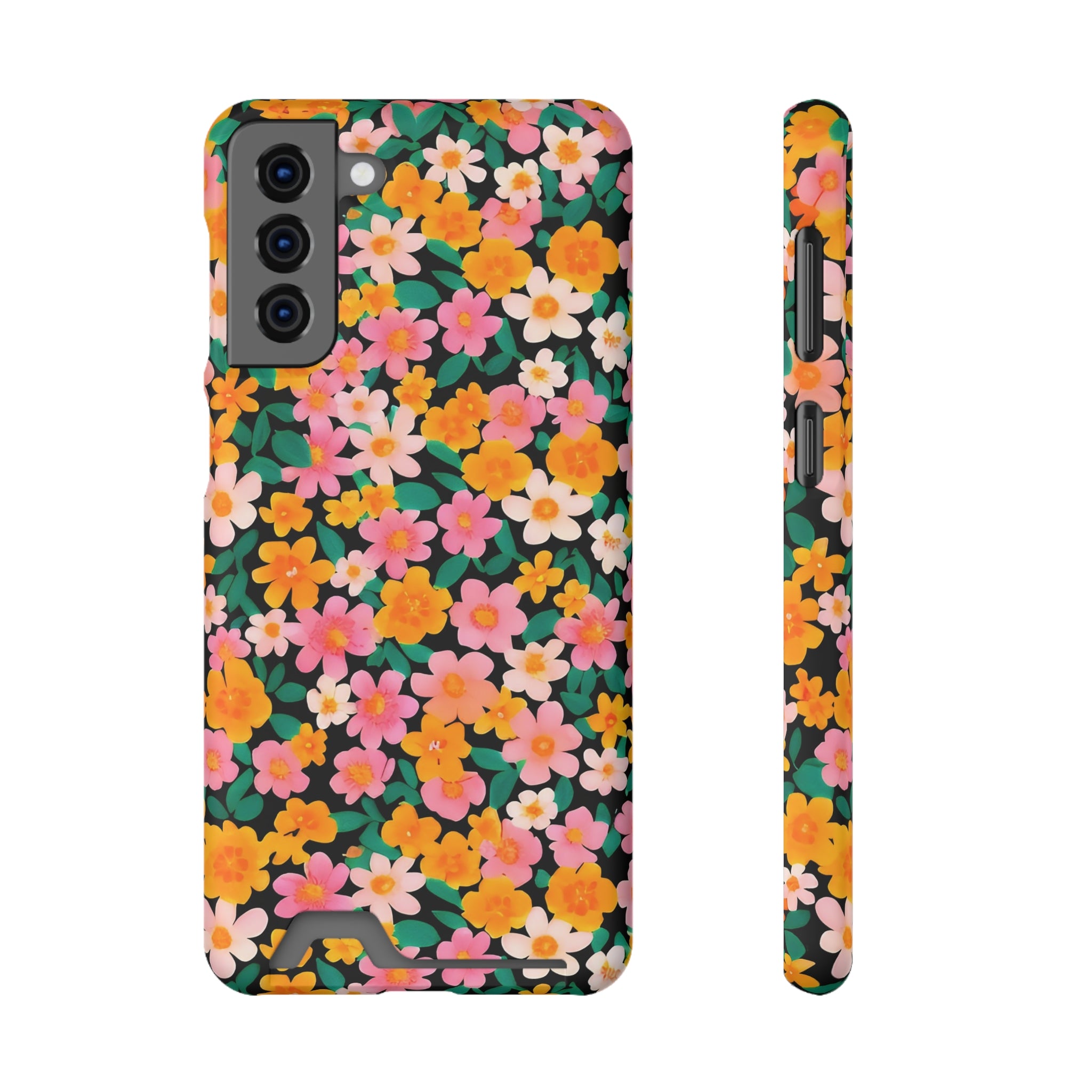 Phone Case With Card Holder, Artsulli - Art is Long, Life is Short, Phone Case, Size, Samsung Galaxy S21 Plus, Surface, Matte, Shape, With gift packaging, 13677437066081433024