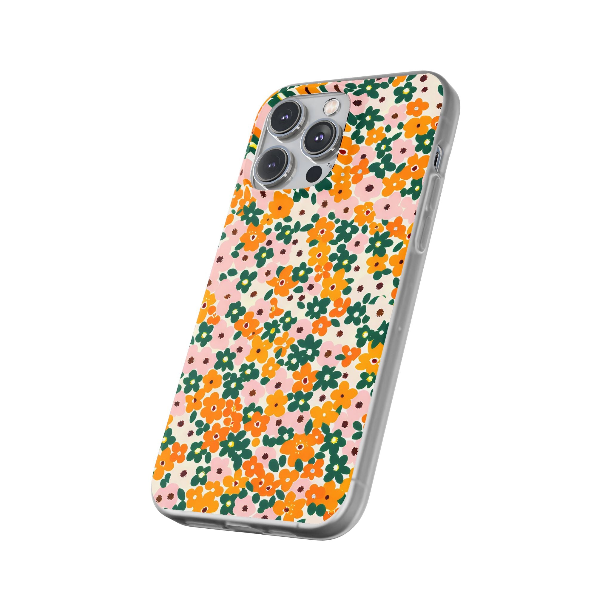 Vibrant Floral Flexi Case, Artsulli - Art is Long, Life is Short, Phone Case, , , , , , ,