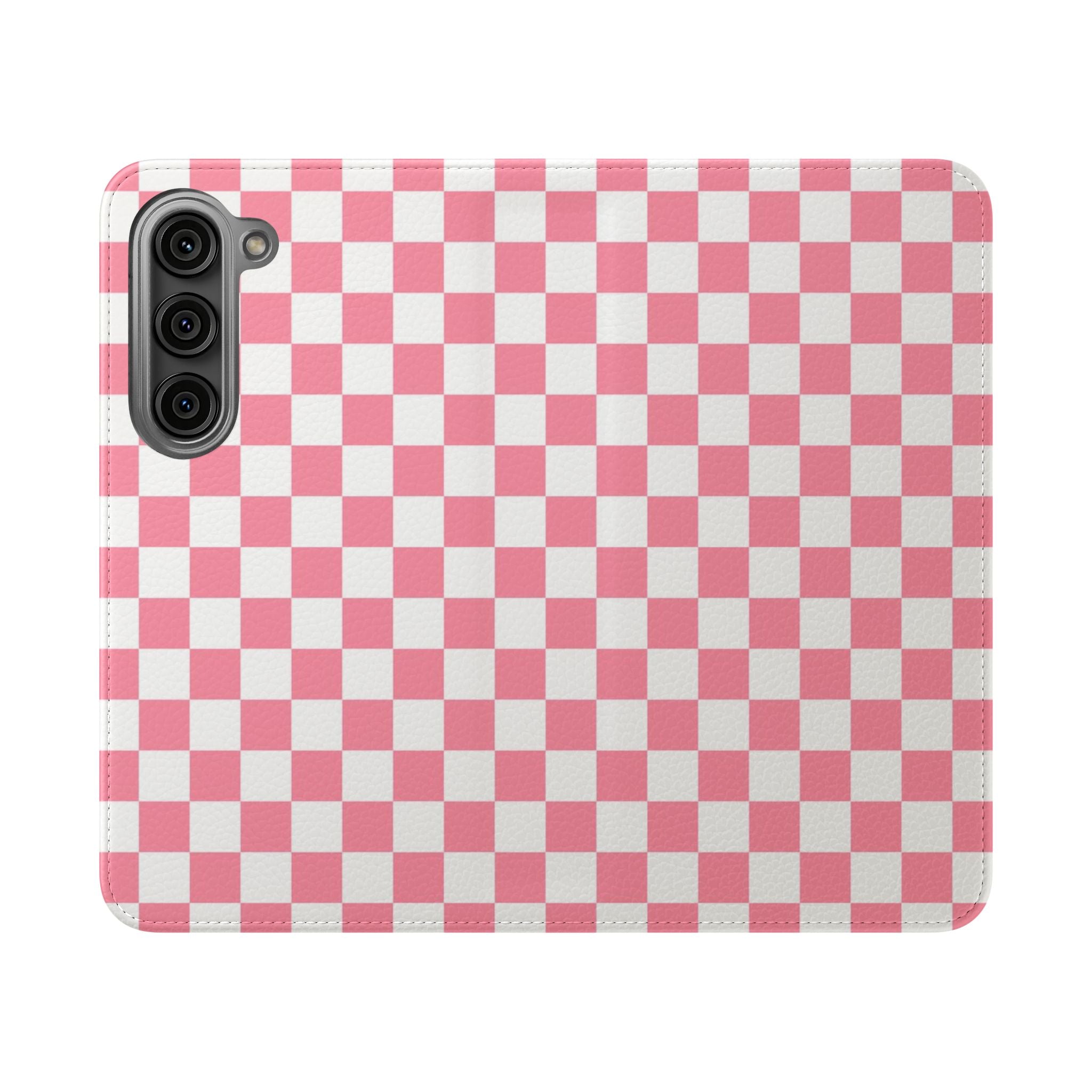 Brigandine Checkered Scene Flip Cases, Artsulli - Art is Long, Life is Short, Phone Case, Size, Samsung Galaxy S23, , , , , 27684619017350548322