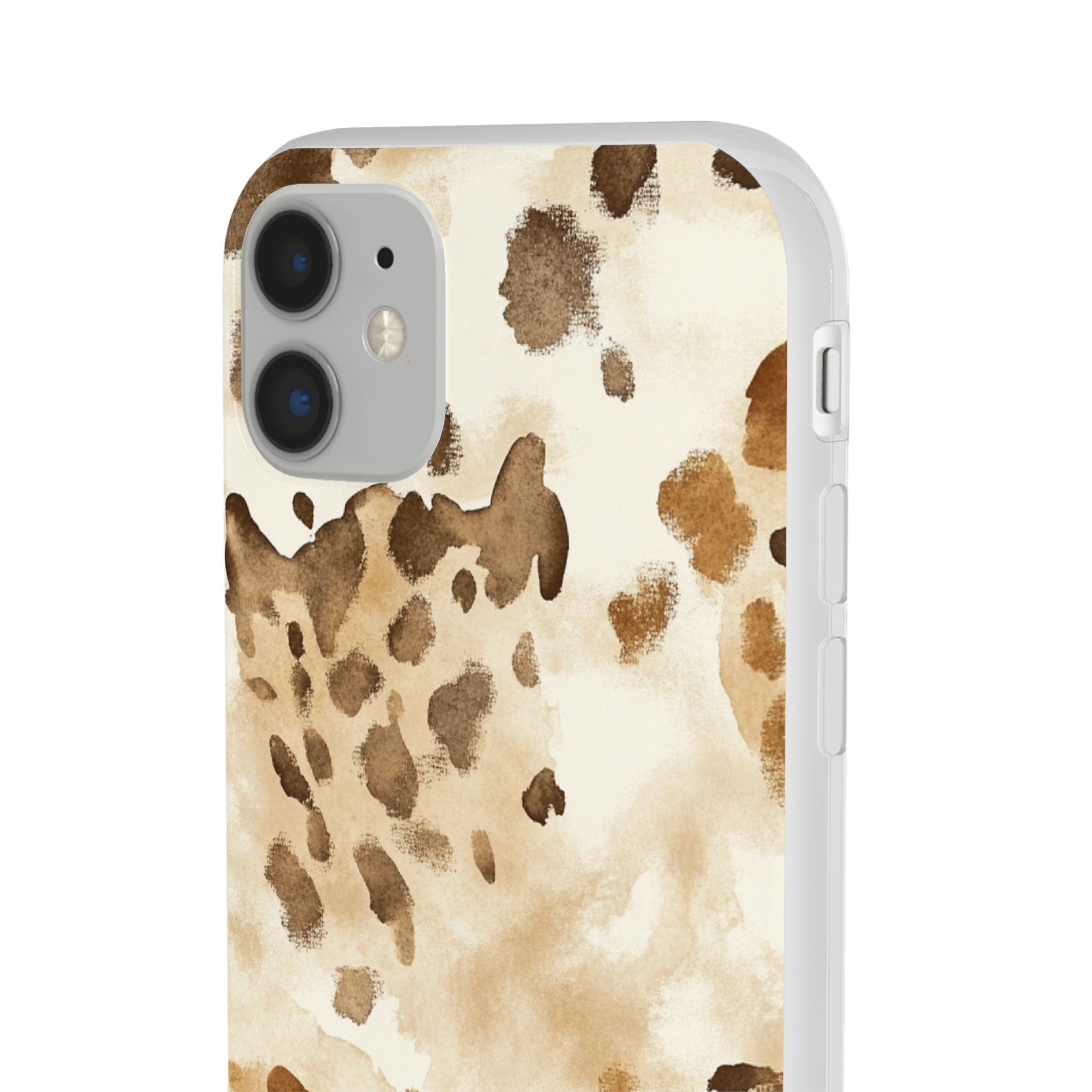 Brown and Beige Watercolor Dalmatian Phone Case, Artsulli - Art is Long, Life is Short, Phone Case, , , , , , ,