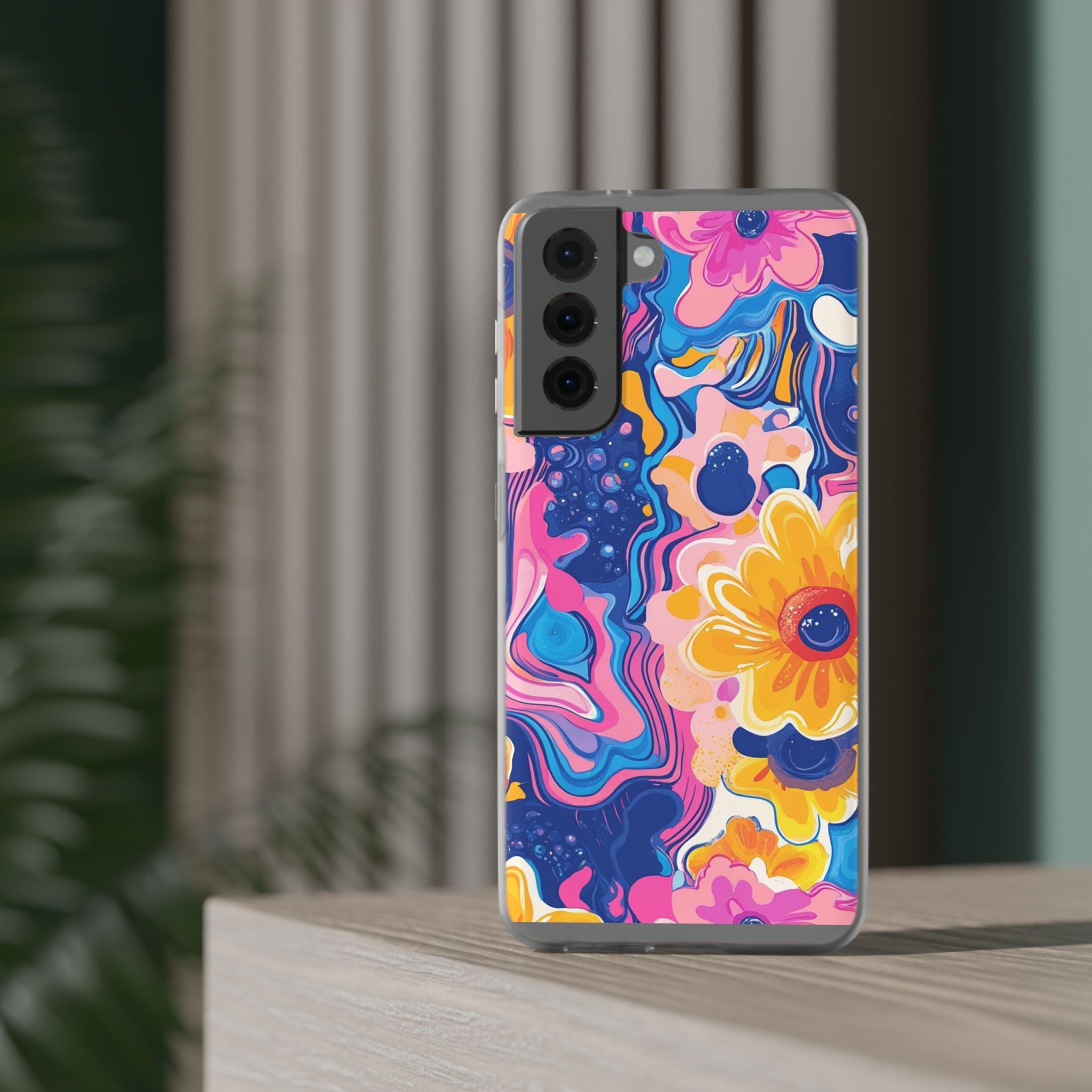 Psychedelic Floral iPhone Case, Artsulli - Art is Long, Life is Short, Phone Case, , , , , , ,