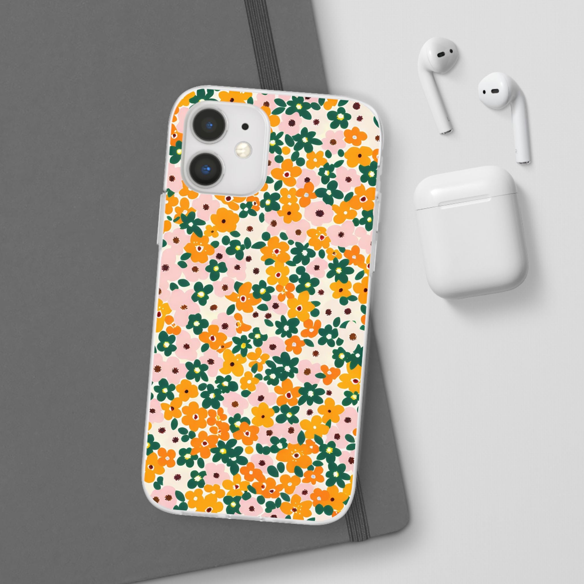 Vibrant Floral Flexi Case, Artsulli - Art is Long, Life is Short, Phone Case, , , , , , ,