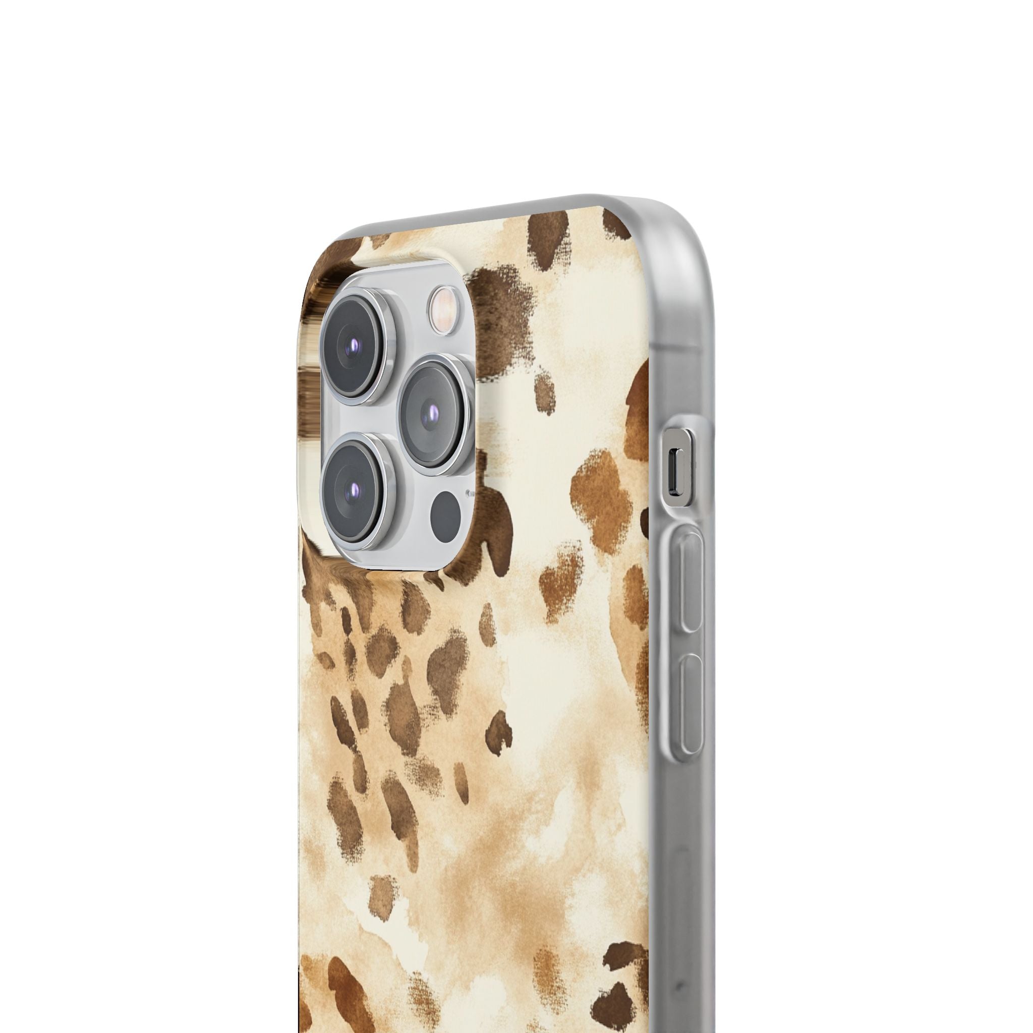 Brown and Beige Watercolor Dalmatian Phone Case, Artsulli - Art is Long, Life is Short, Phone Case, , , , , , ,