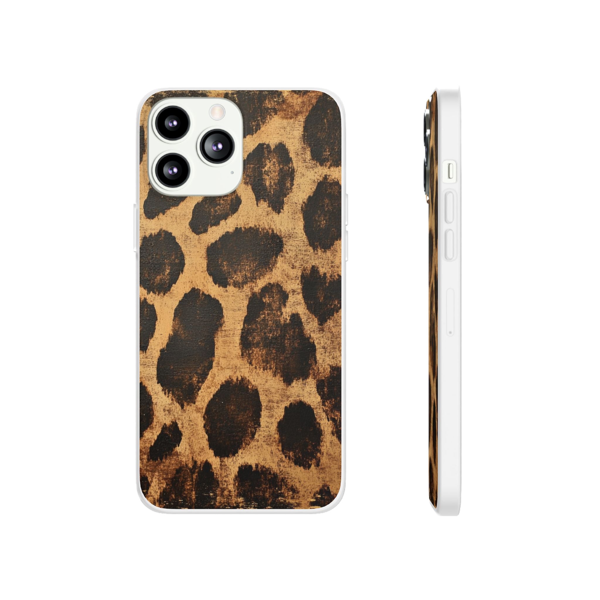 Brown Leopard Print iPhone Case, Artsulli - Art is Long, Life is Short, Phone Case, Size, iPhone 13 Pro Max with gift packaging, , , , , 14178388131804866513