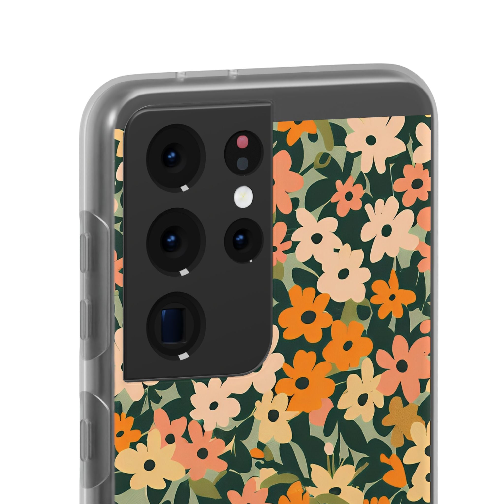 Vibrant Floral Clear Phone Case, Artsulli - Art is Long, Life is Short, Phone Case, , , , , , ,