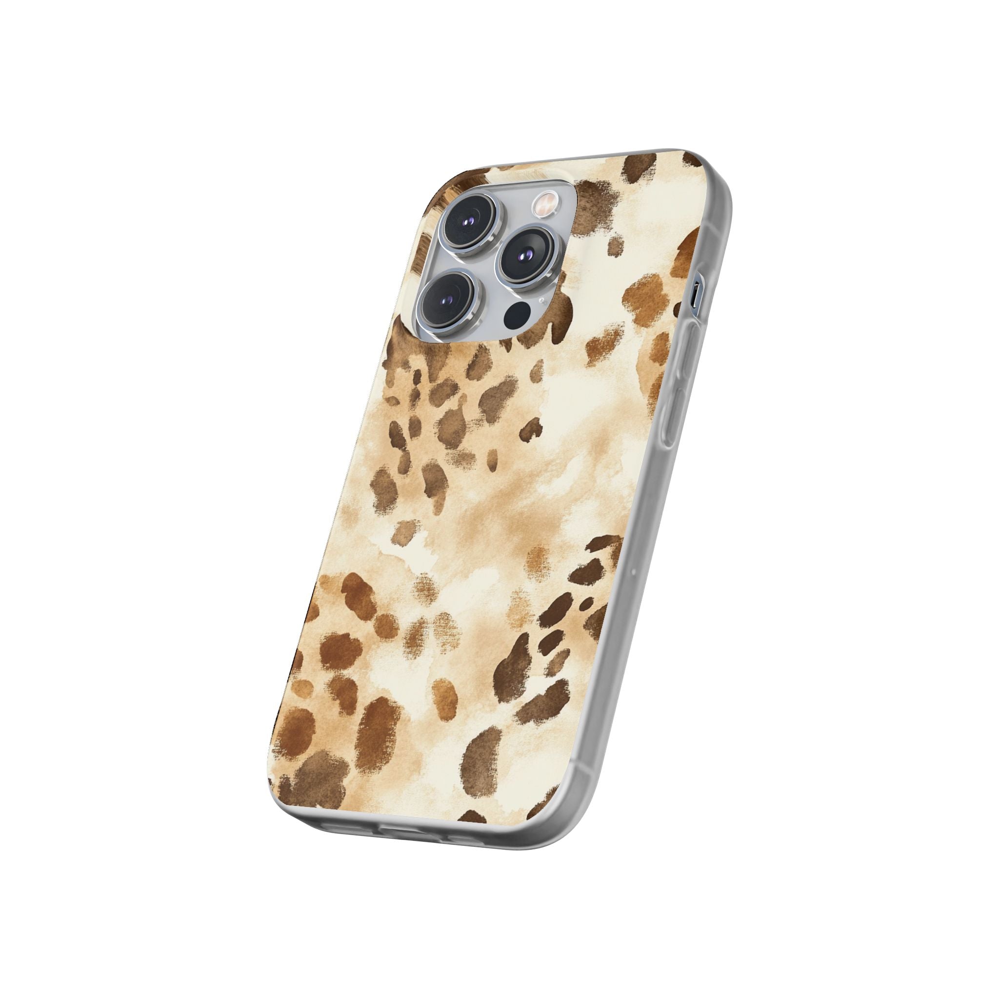 Brown and Beige Watercolor Dalmatian Phone Case, Artsulli - Art is Long, Life is Short, Phone Case, , , , , , ,