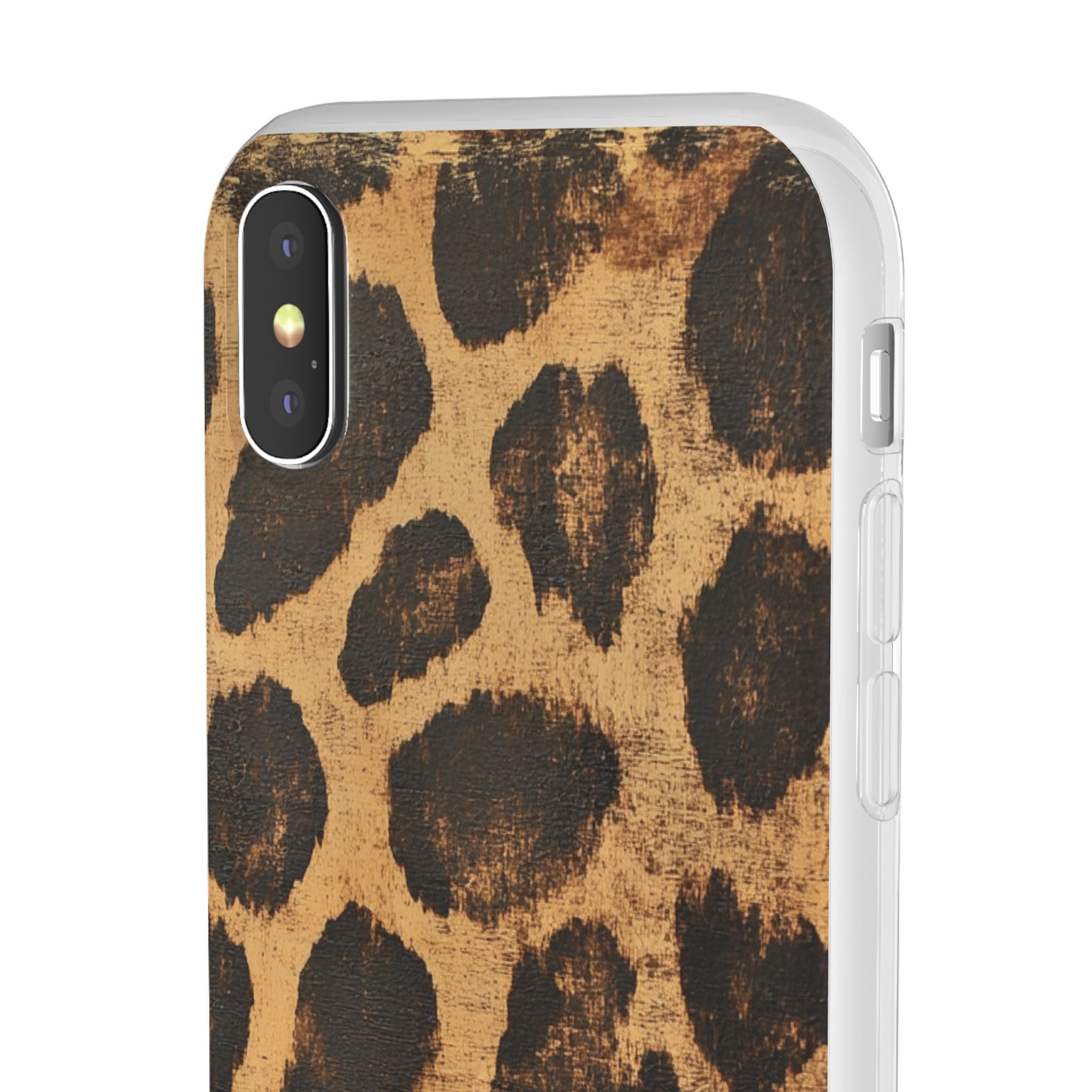 Brown Leopard Print iPhone Case, Artsulli - Art is Long, Life is Short, Phone Case, , , , , , ,