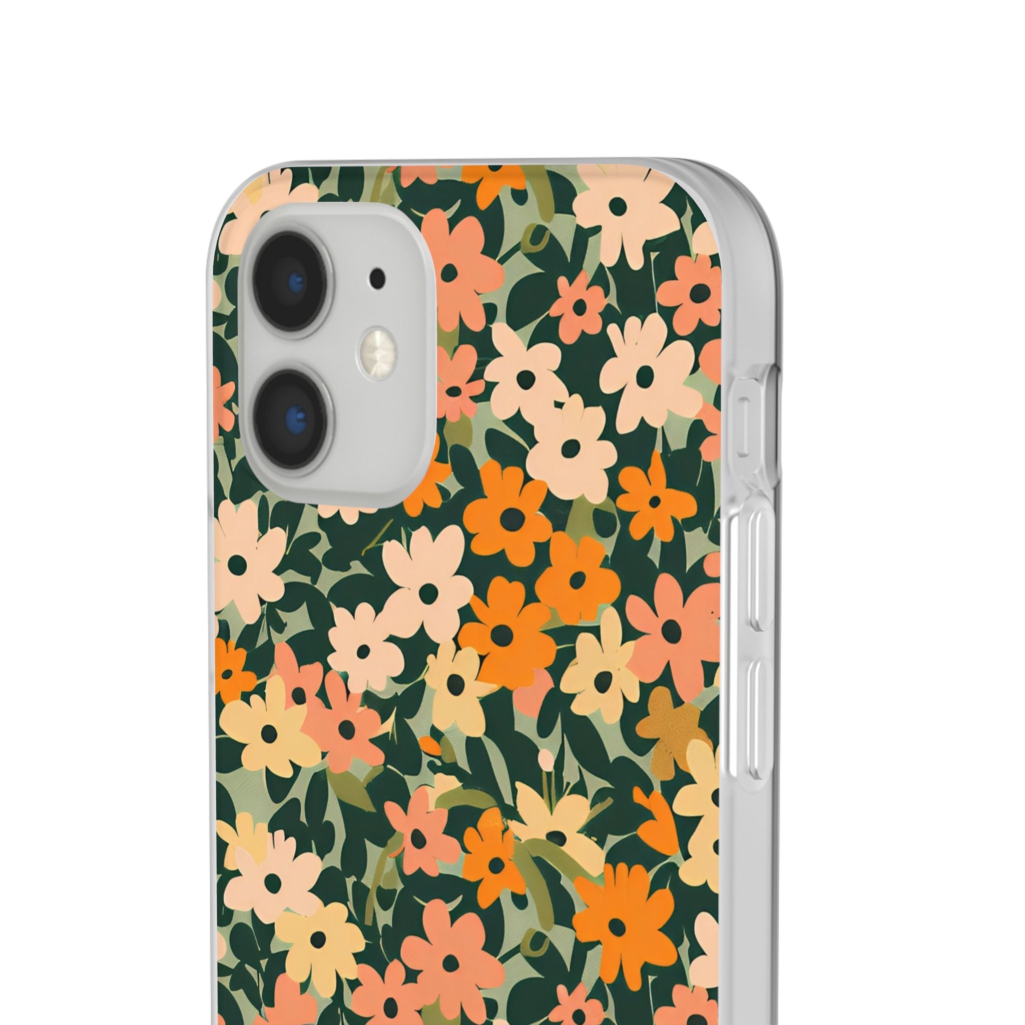 Vibrant Floral Clear Phone Case, Artsulli - Art is Long, Life is Short, Phone Case, , , , , , ,
