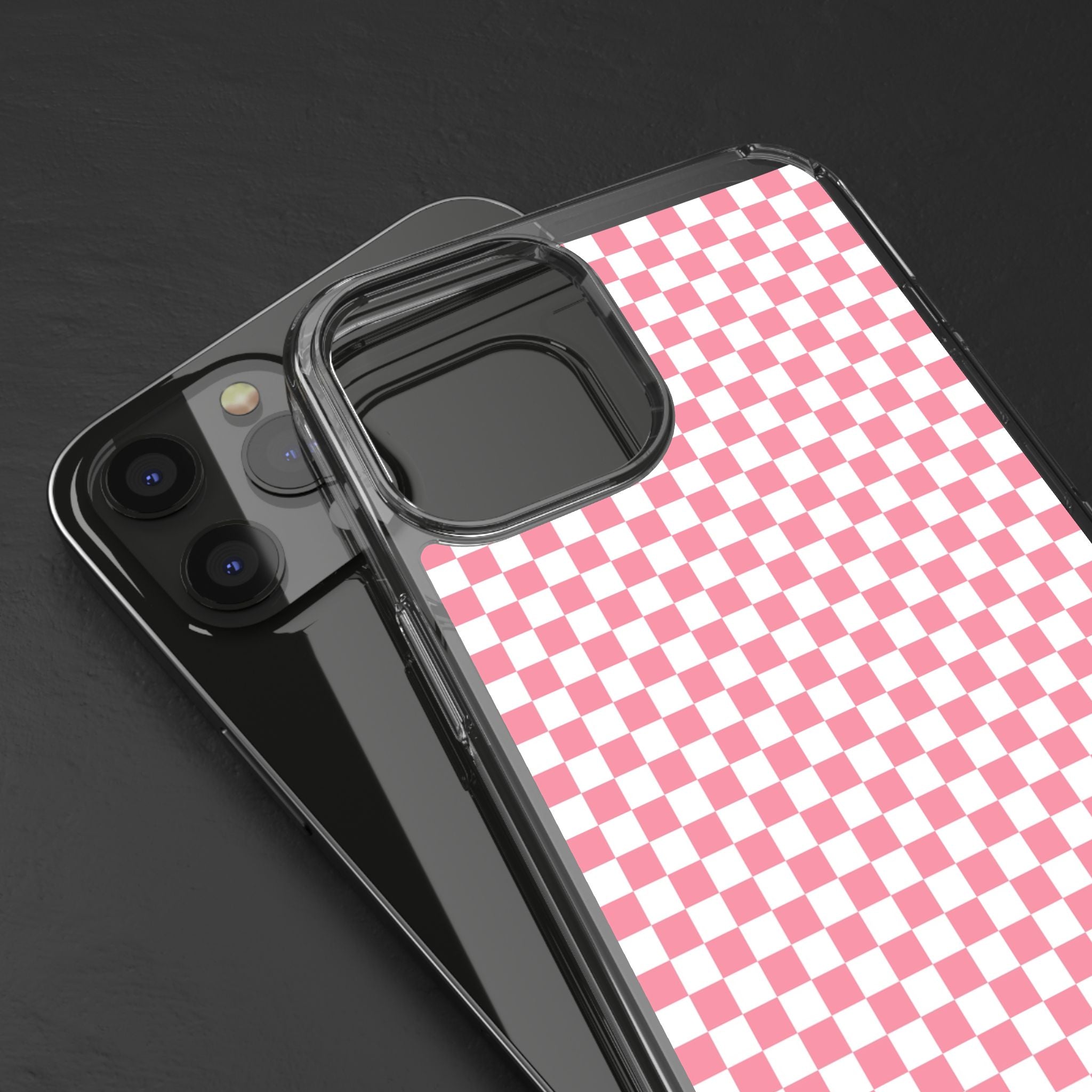 Brigandine Checkered Scene Clear Cases, Artsulli - Art is Long, Life is Short, Phone Case, , , , , , ,