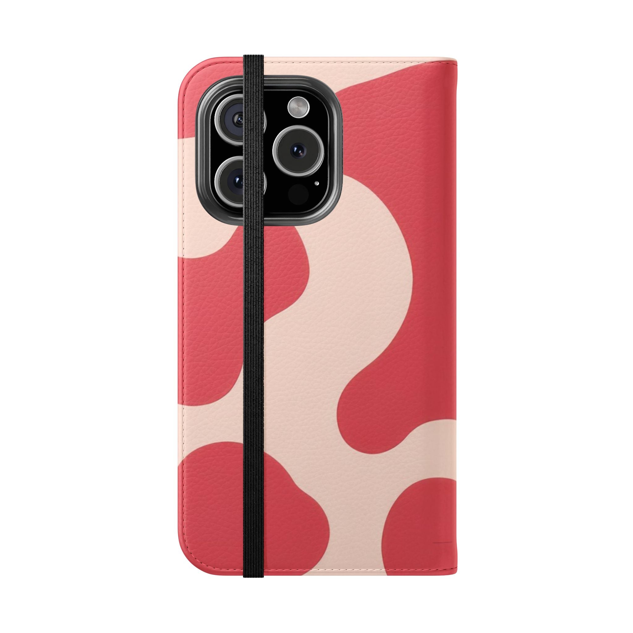 Red Jungle Cow Flip Cases, Artsulli - Art is Long, Life is Short, Phone Case, , , , , , ,