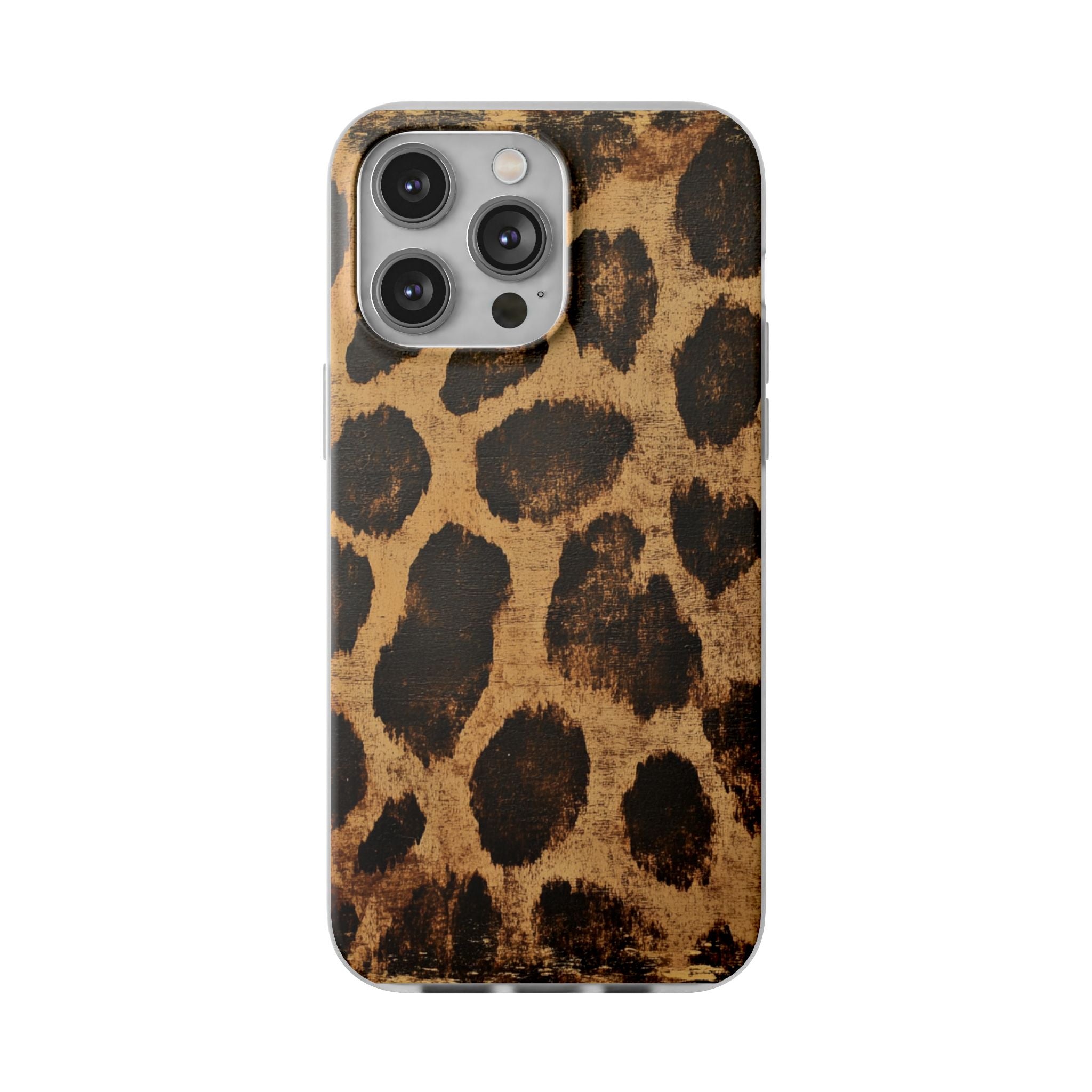 Brown Leopard Print iPhone Case, Artsulli - Art is Long, Life is Short, Phone Case, Size, iPhone 14 Pro Max with gift packaging, , , , , 75661389941722250629