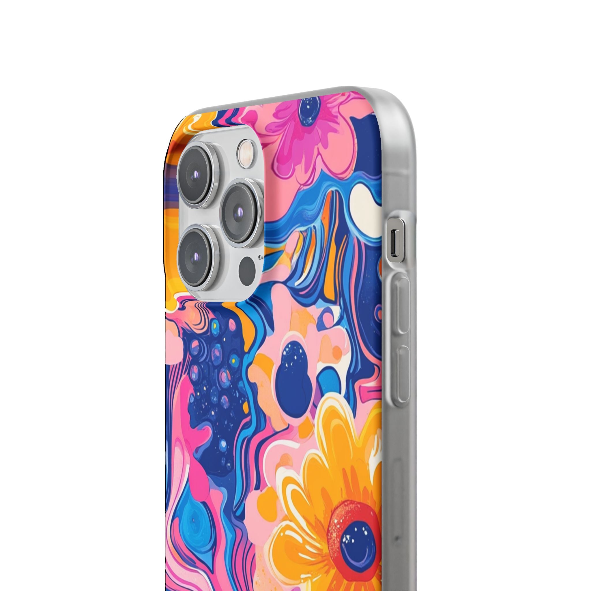 Psychedelic Floral iPhone Case, Artsulli - Art is Long, Life is Short, Phone Case, , , , , , ,