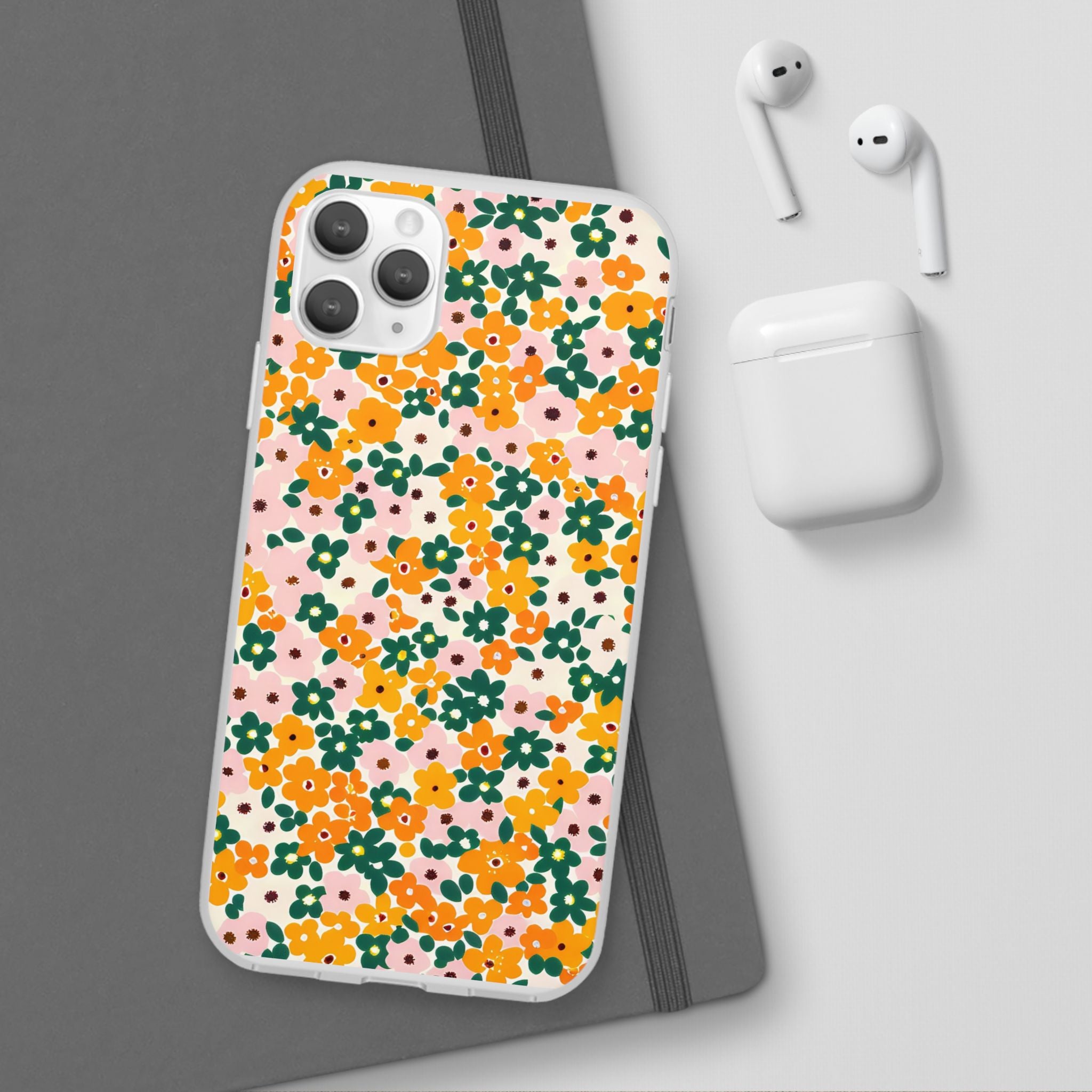 Vibrant Floral Flexi Case, Artsulli - Art is Long, Life is Short, Phone Case, , , , , , ,