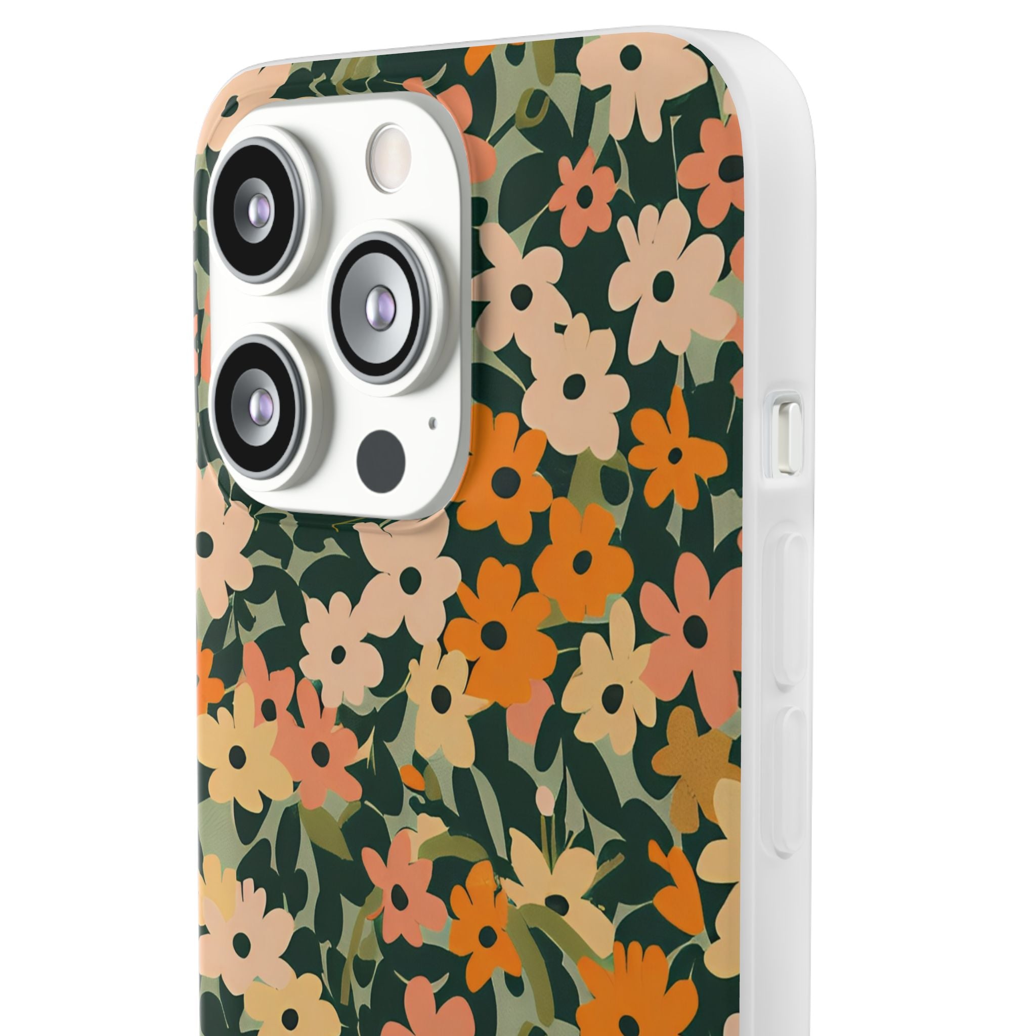 Vibrant Floral Clear Phone Case, Artsulli - Art is Long, Life is Short, Phone Case, , , , , , ,